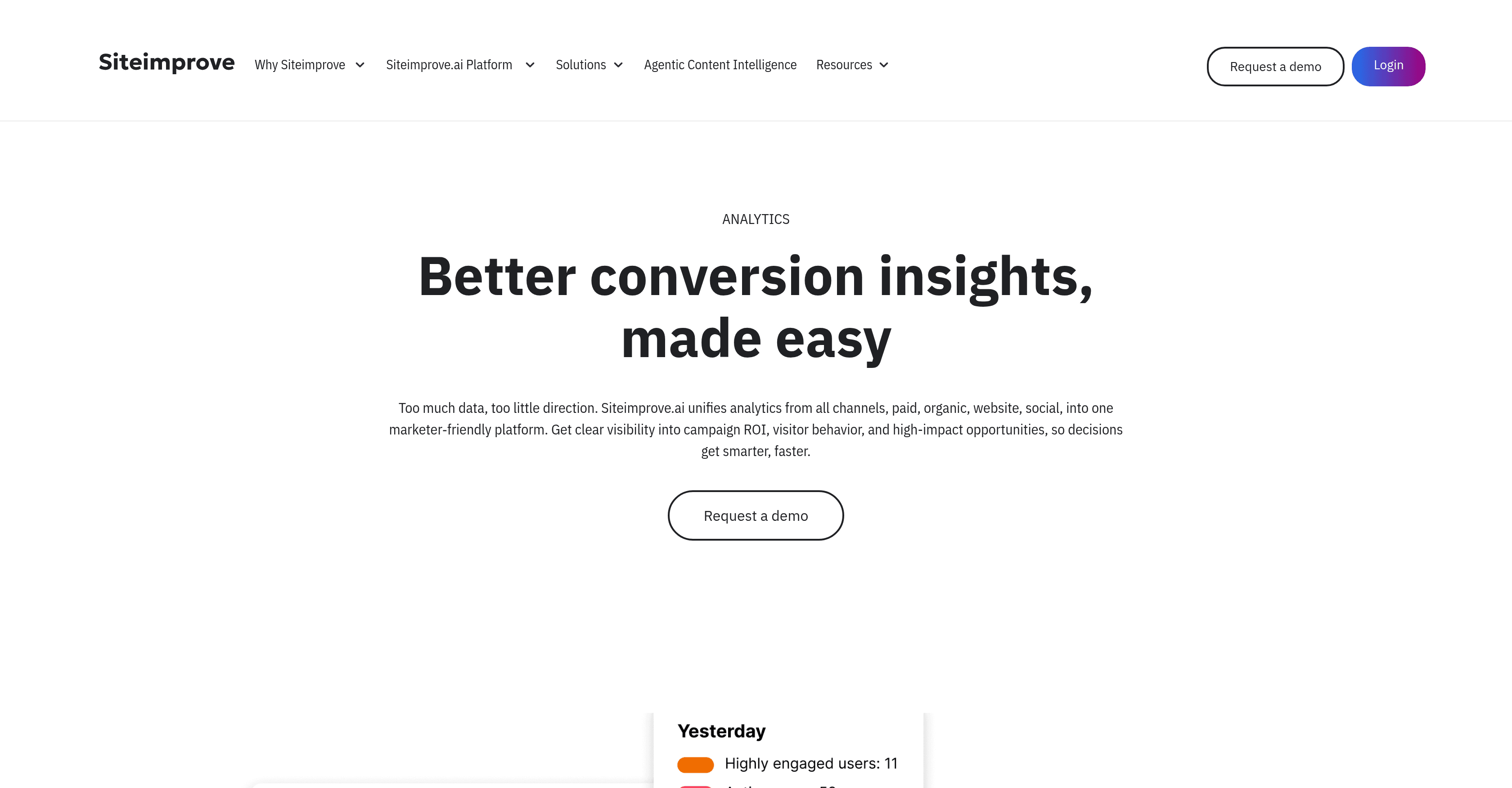 Siteimprove screenshot