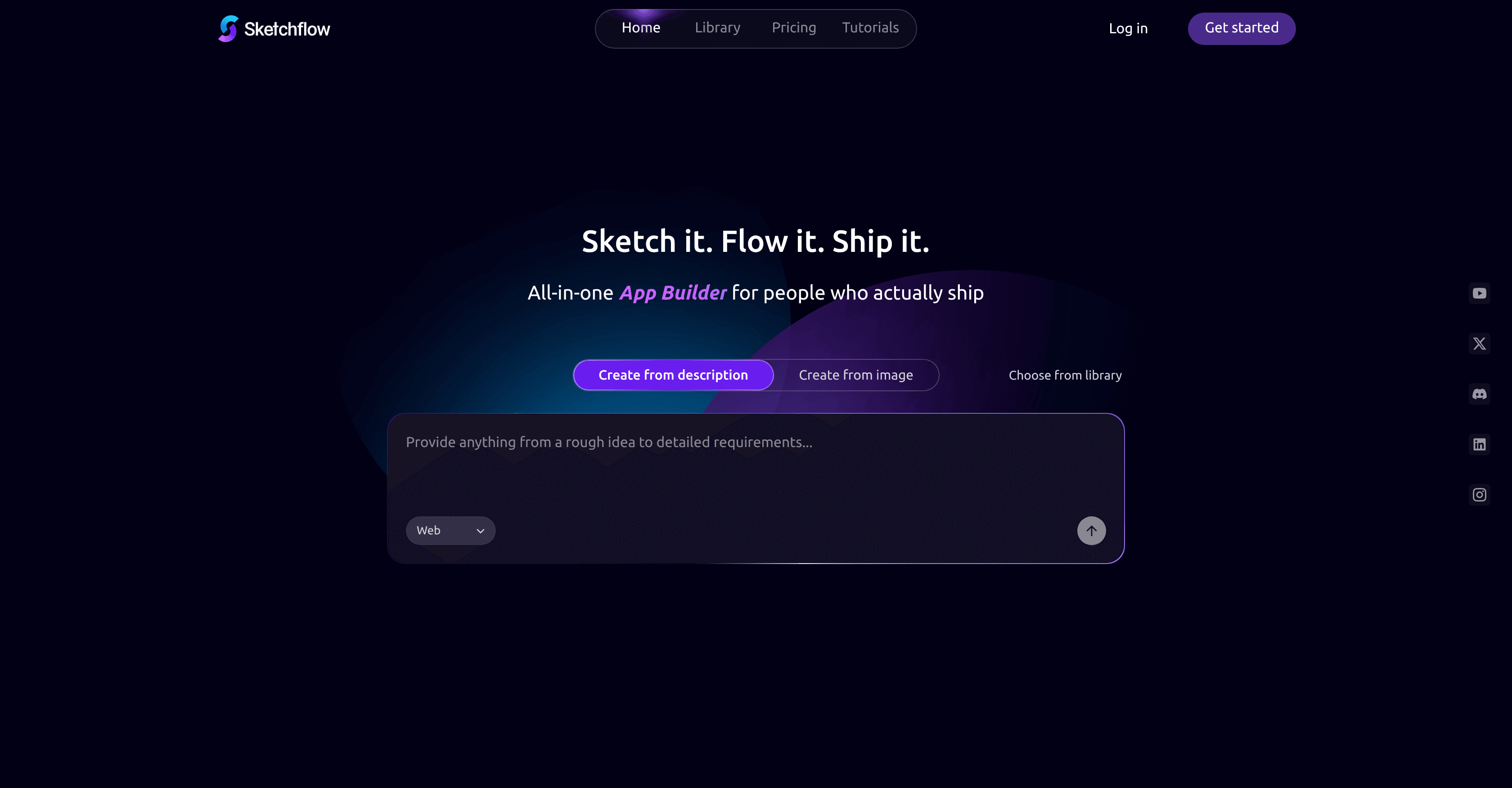 Sketchflow.ai screenshot