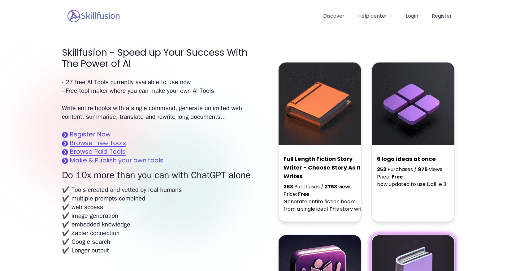 Skillfusion screenshot