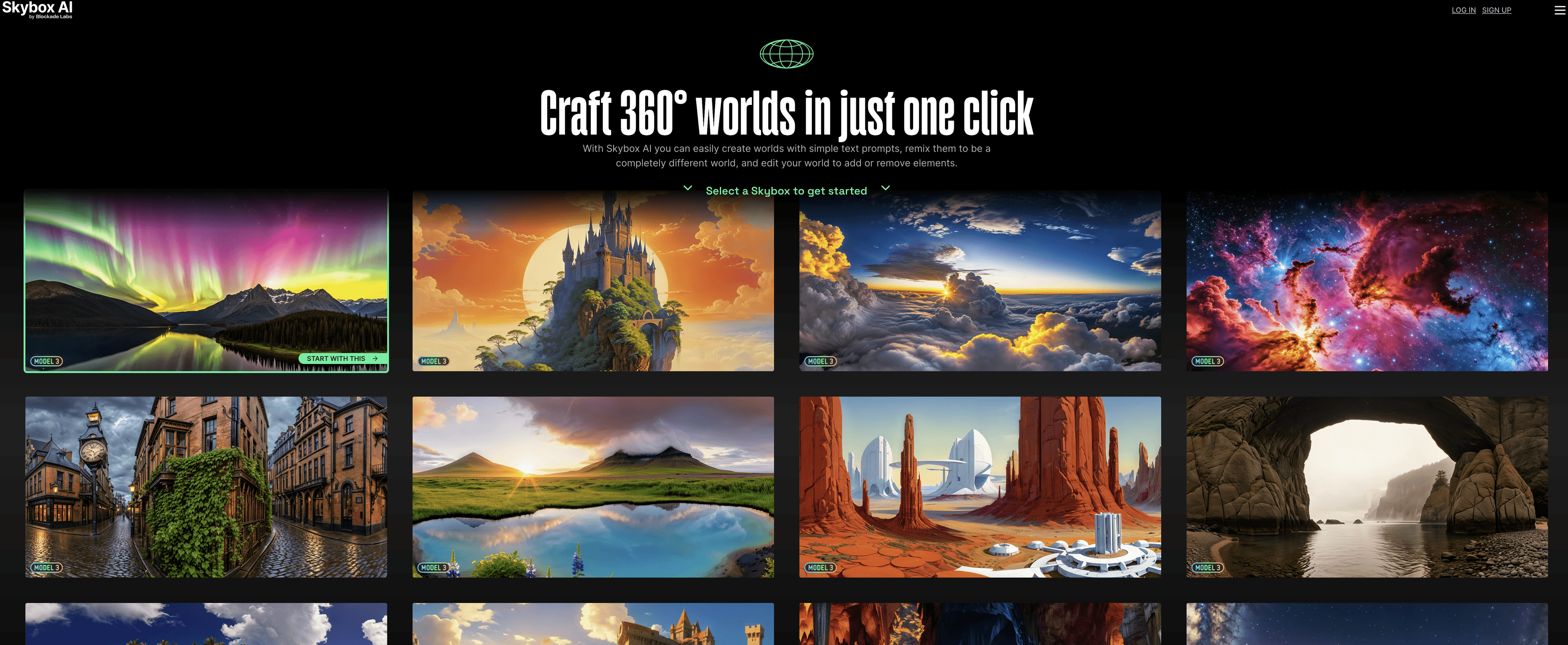 Skybox Lab screenshot