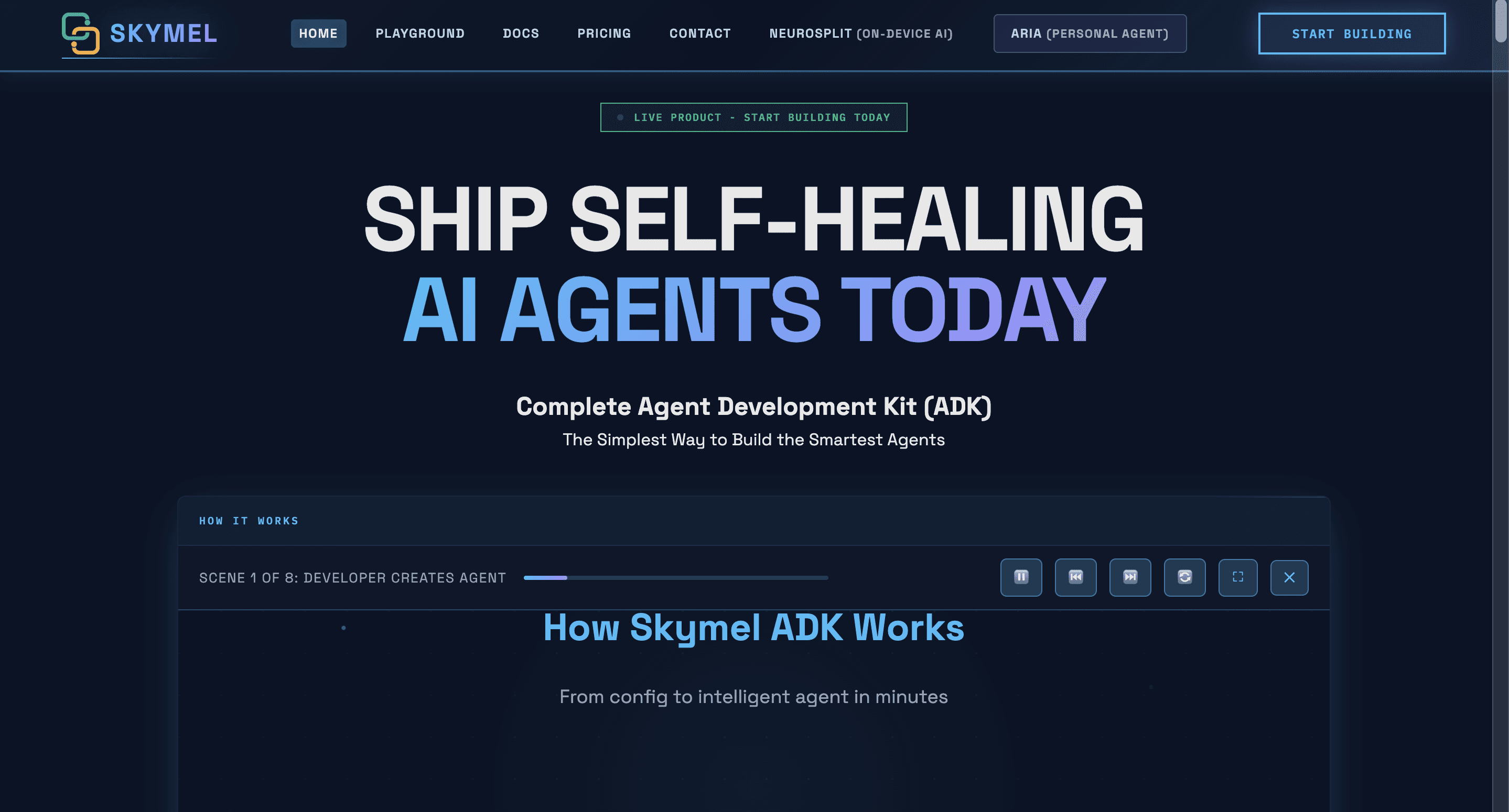 Skymel ADK (Agent Development Kit) screenshot
