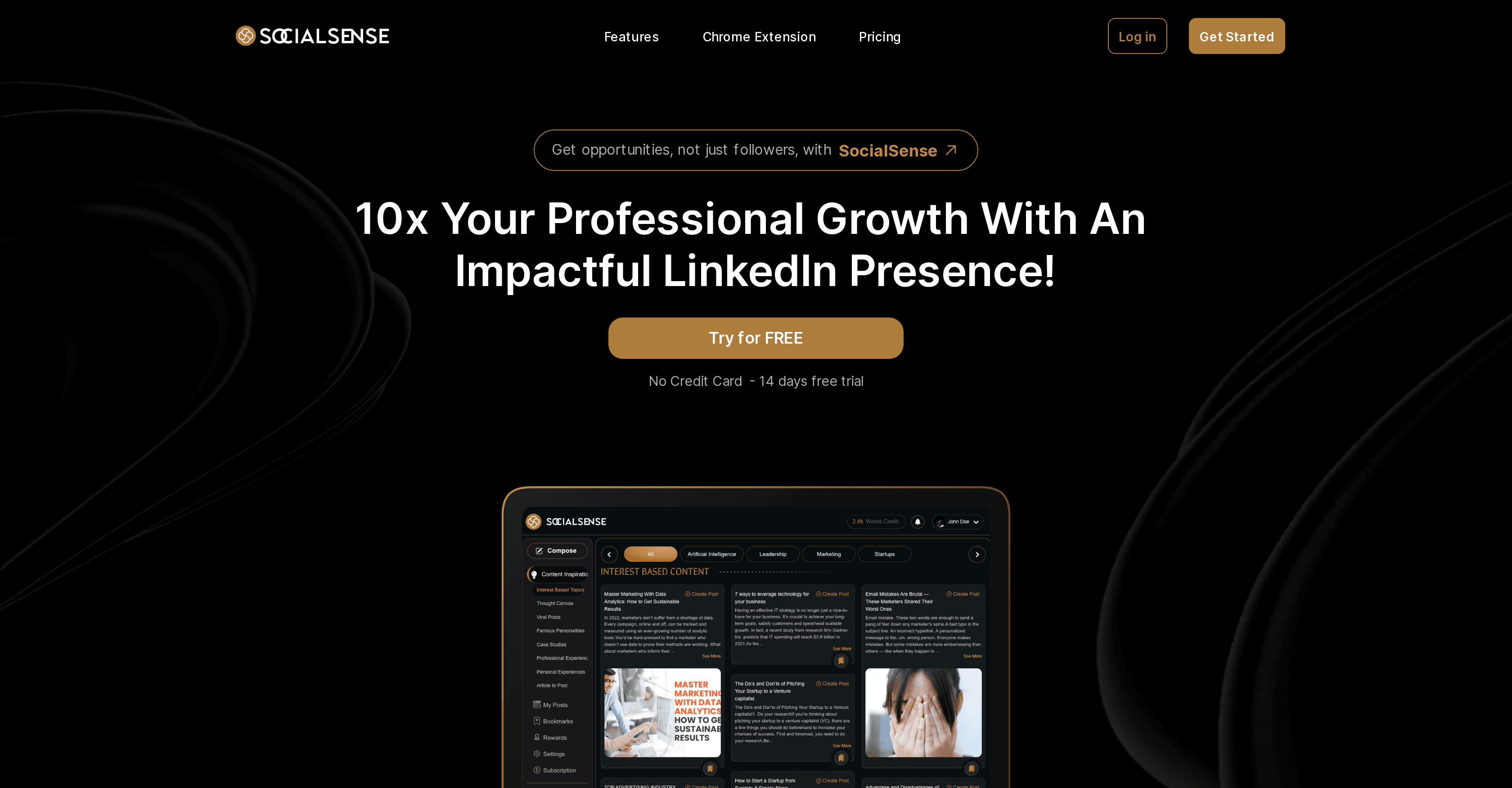 SocialSense screenshot