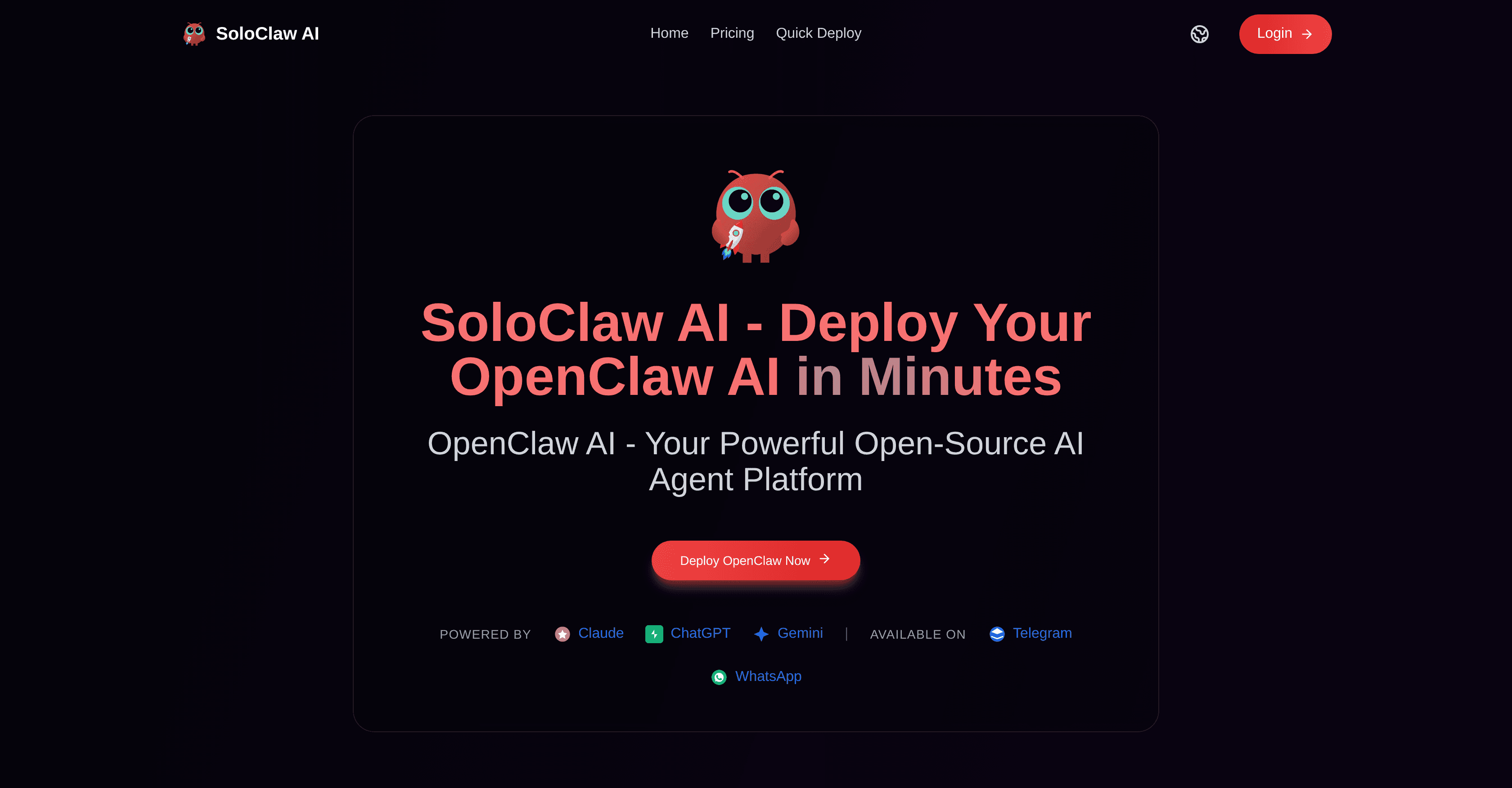 SoloClaw AI screenshot