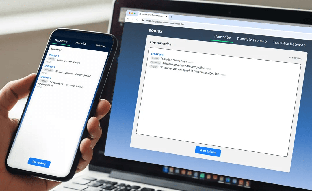 Soniox Speech-to-Text AI screenshot