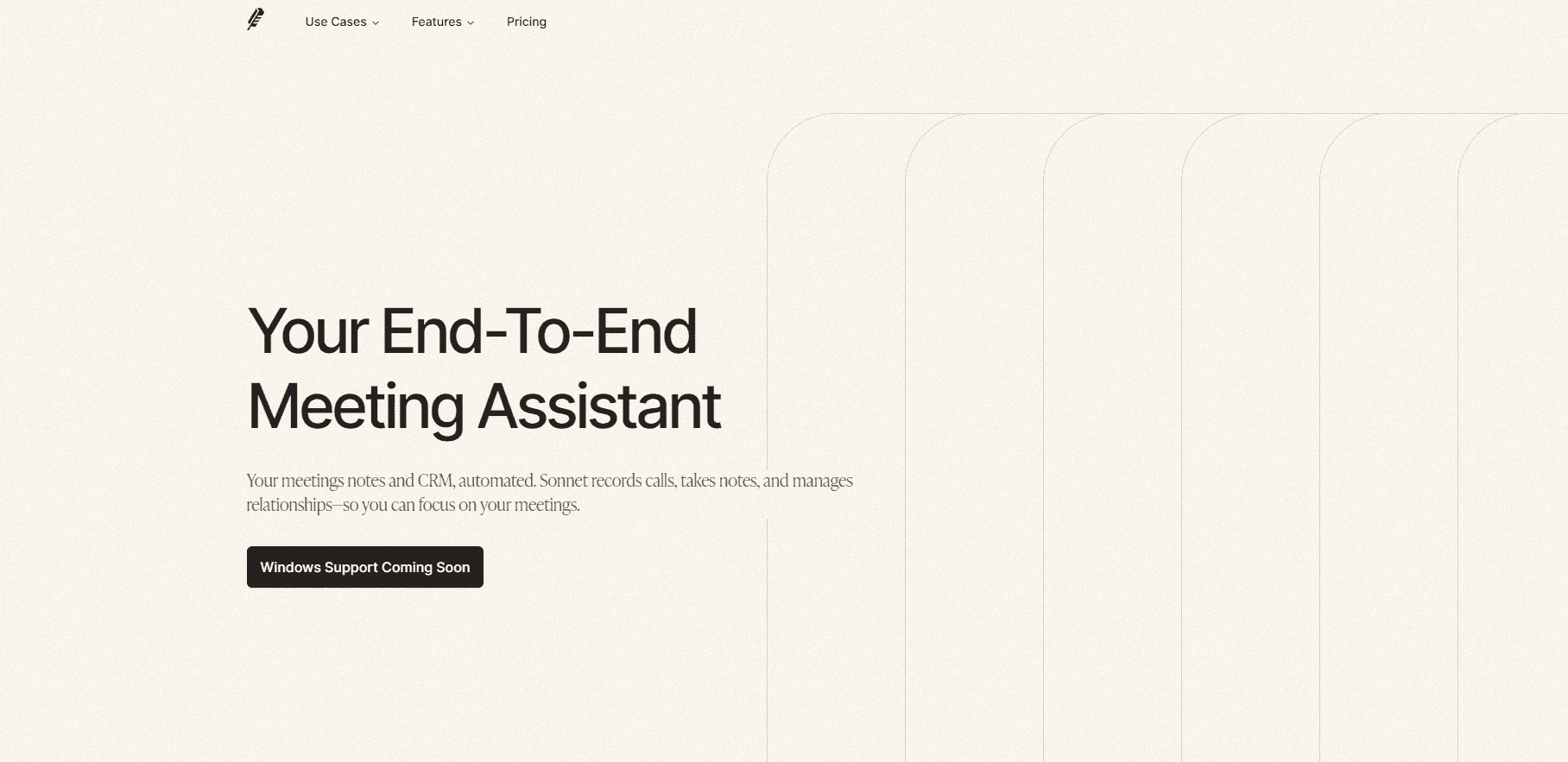 Sonnet AI screenshot