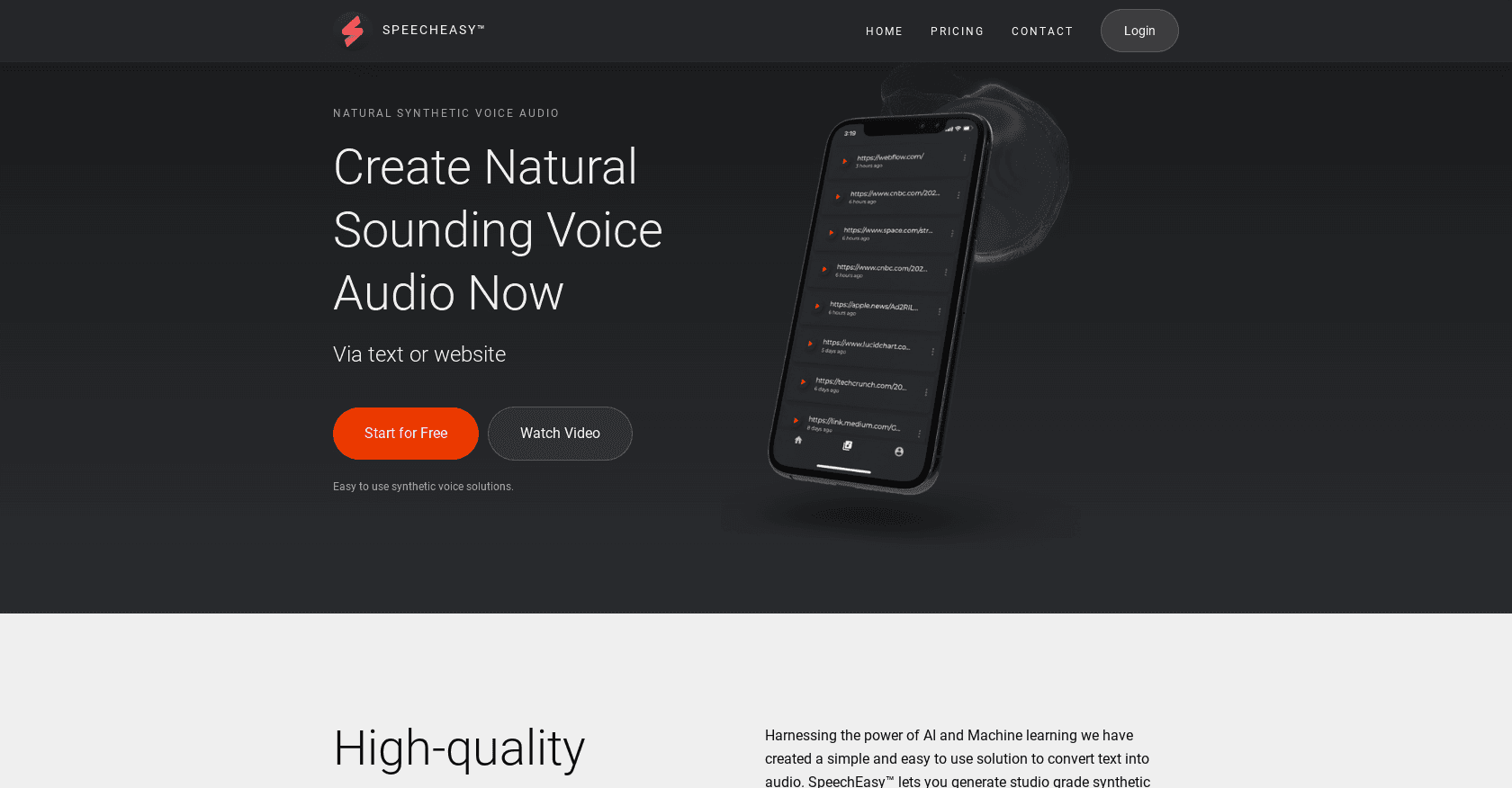 SpeechEasy screenshot