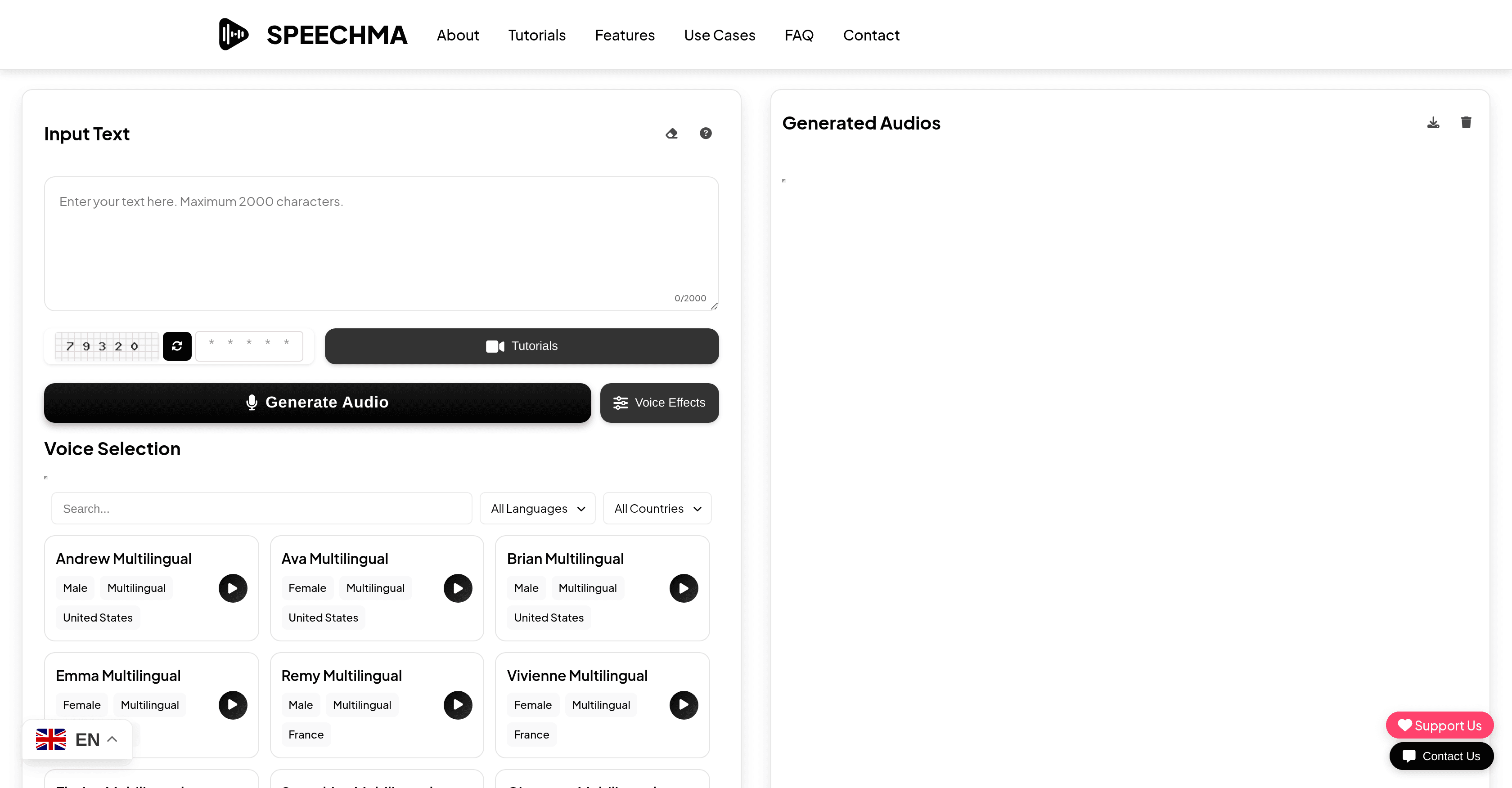 Speechma screenshot