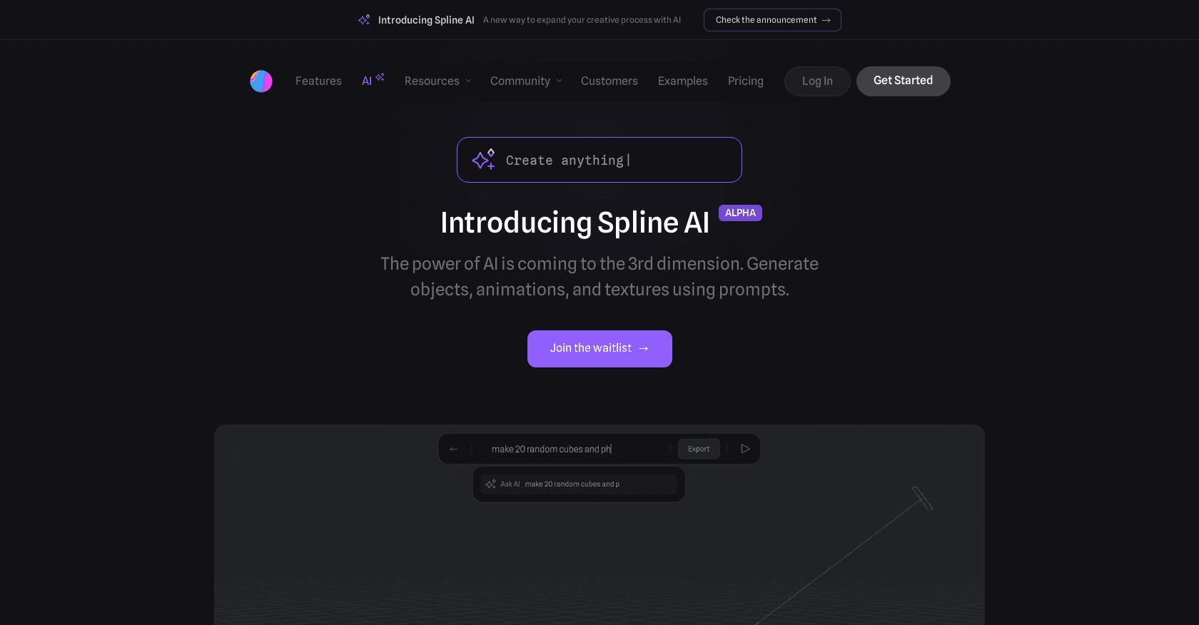 Spline AI (Alpha) screenshot