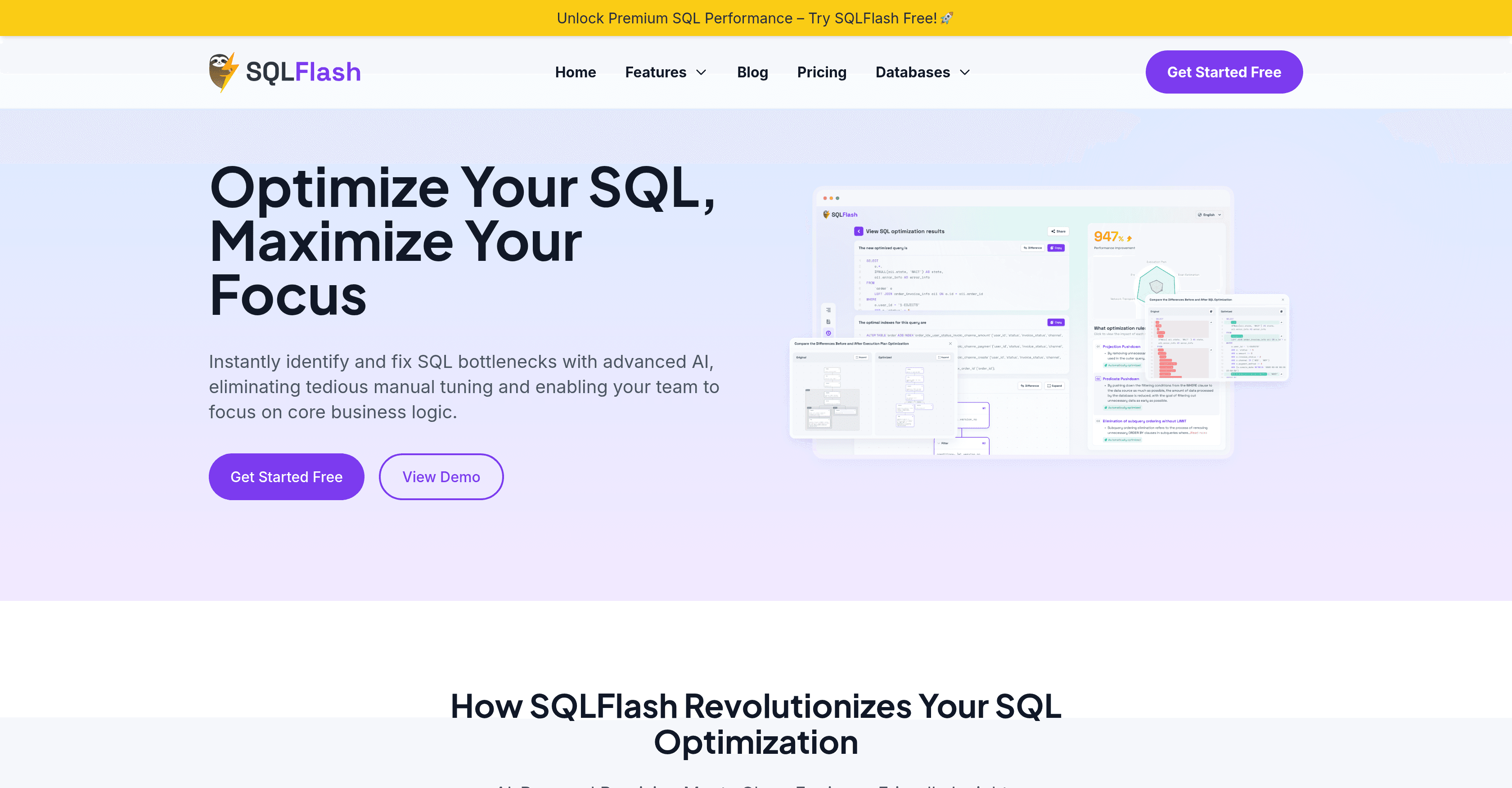 SQLFlash screenshot