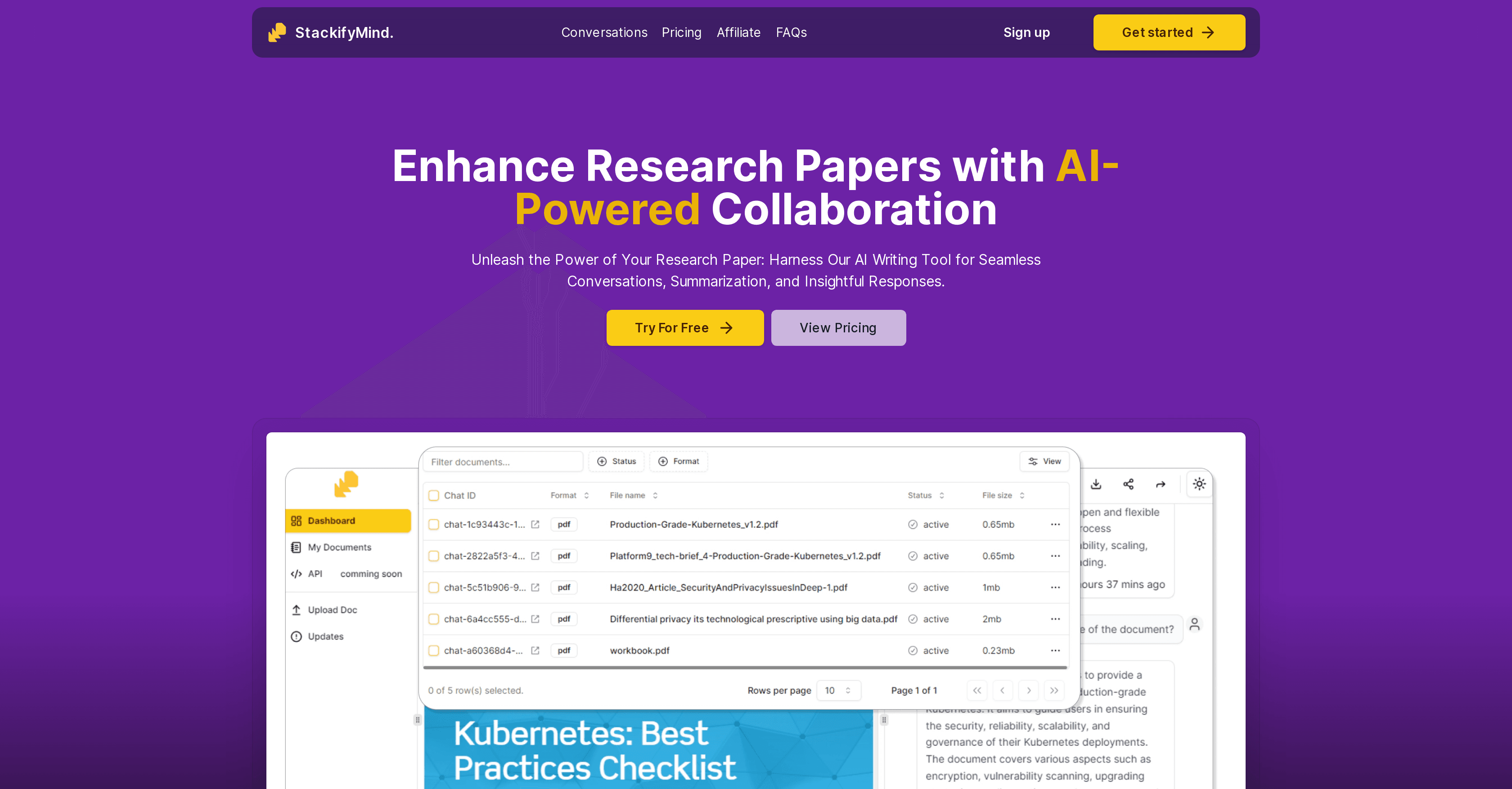 StackifyMind AI screenshot