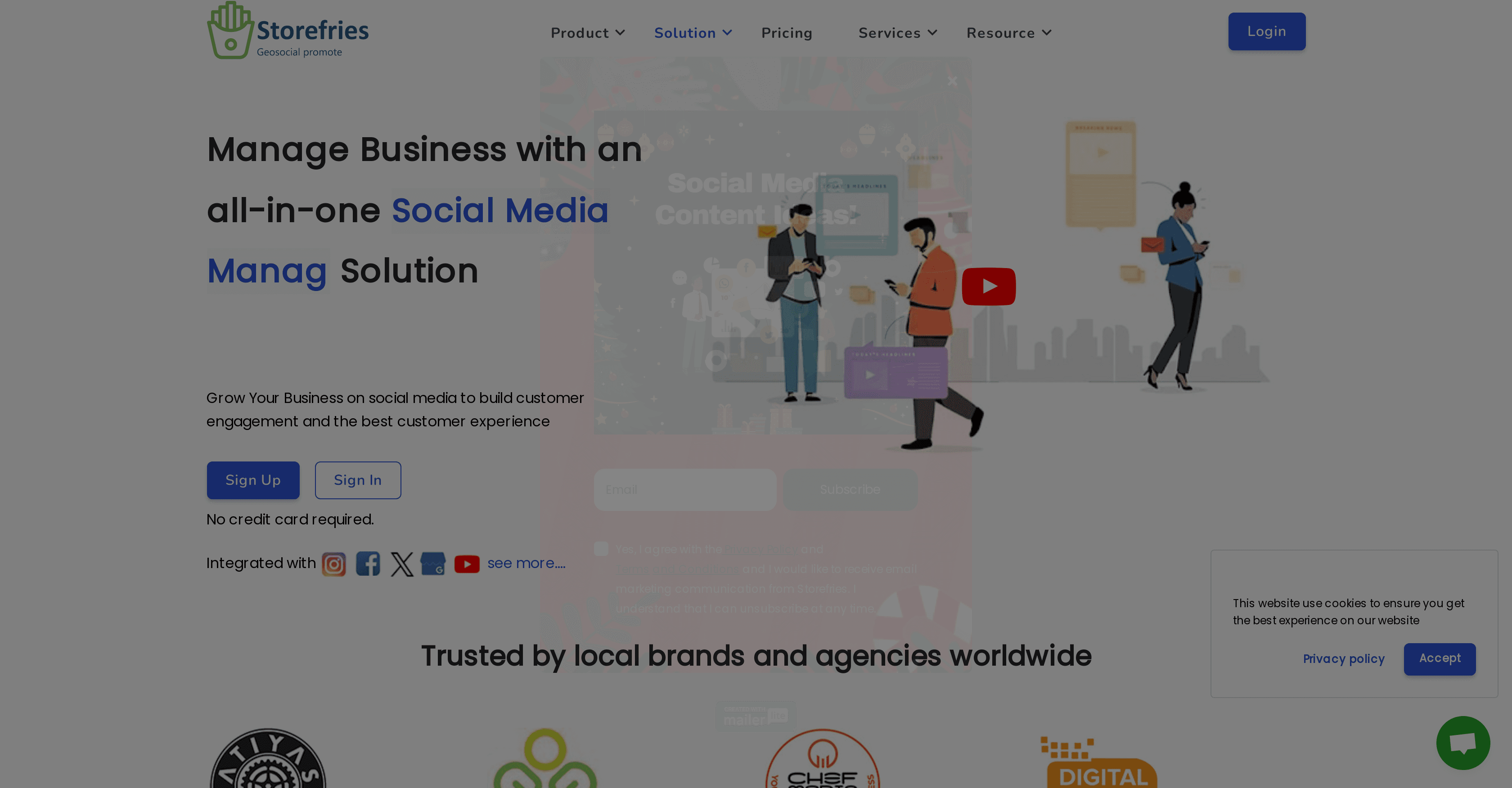 Storefries screenshot