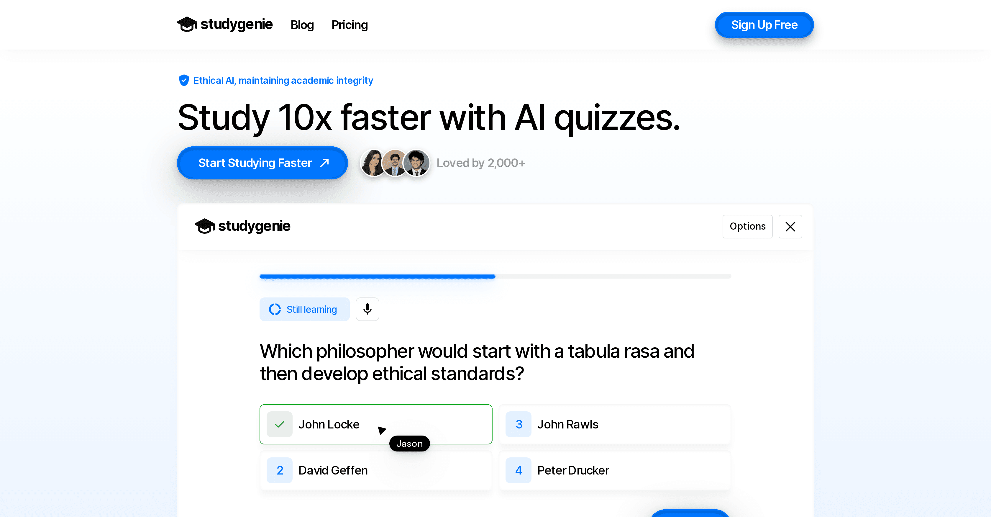 Studygenie screenshot