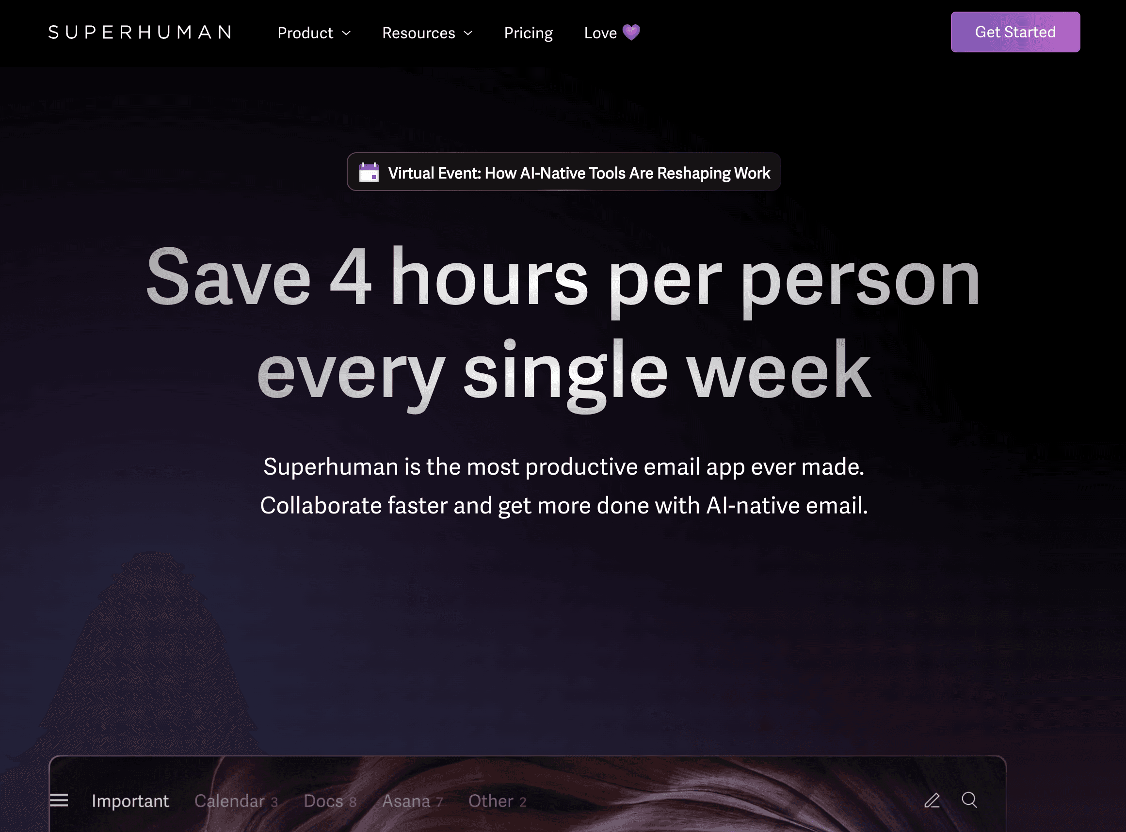 Superhuman screenshot