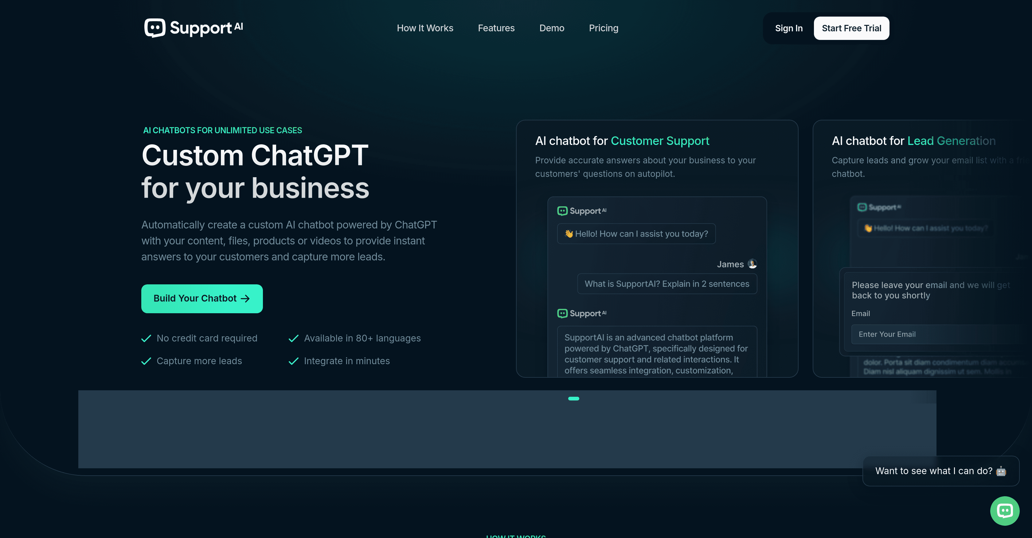 SupportAI screenshot