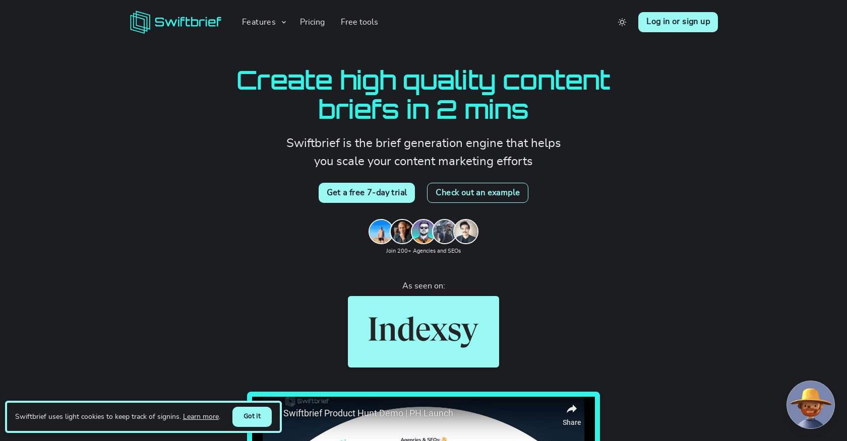 Swiftbrief screenshot