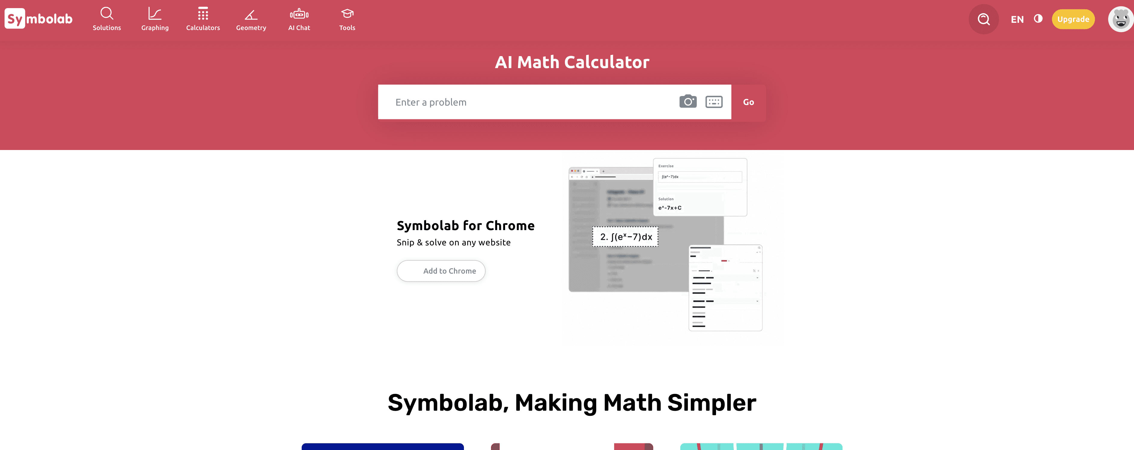 Symbolab screenshot