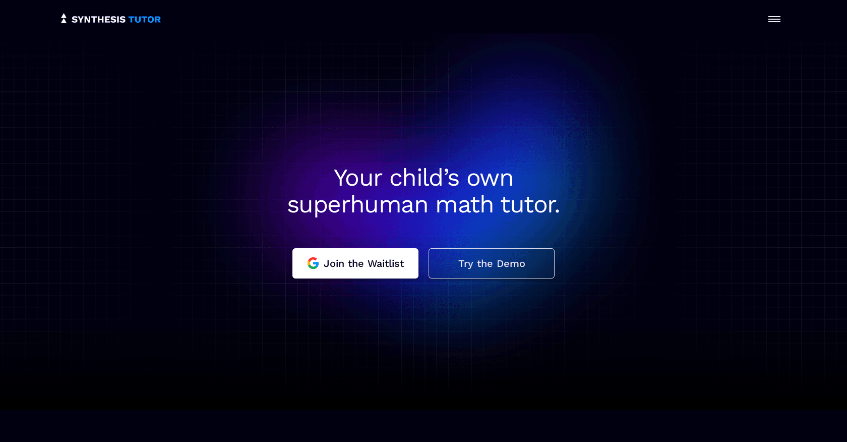 Synthesis Tutor screenshot