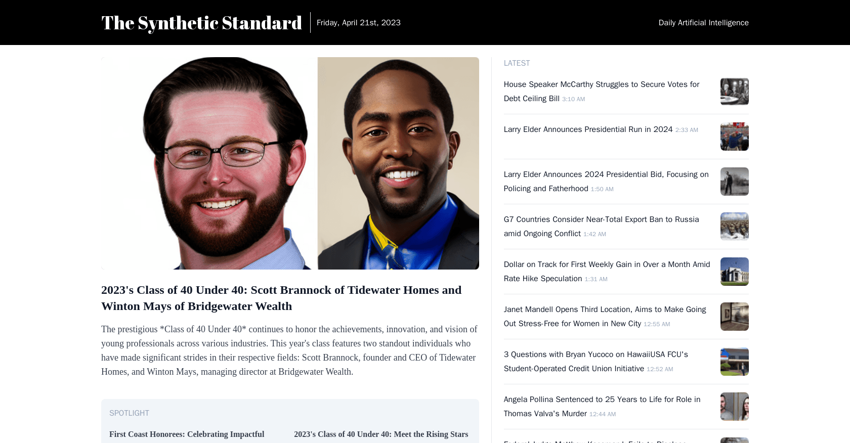 Synthetic Standard screenshot