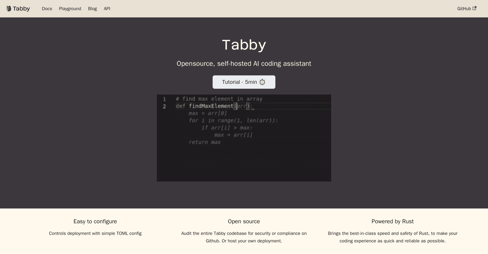 Tabby screenshot