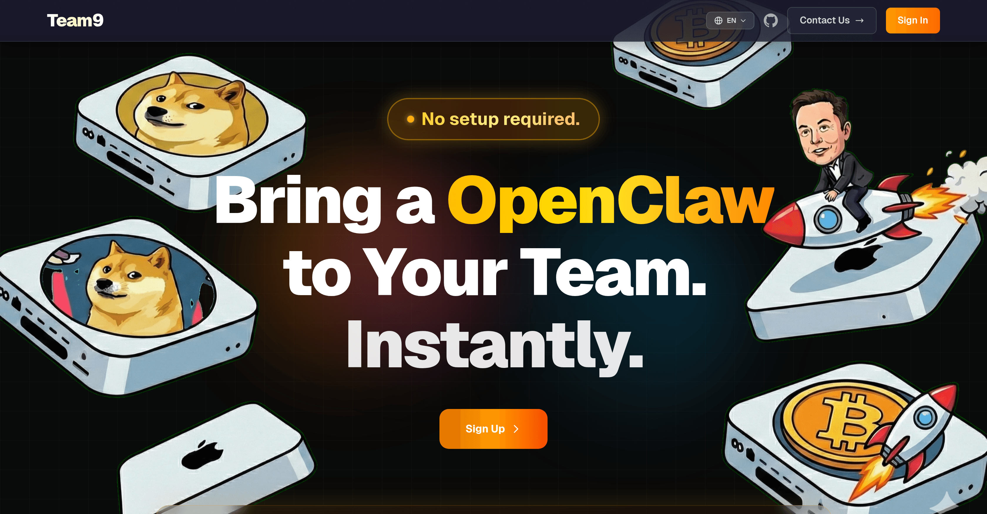 Team9 - OpenClaw AI Agent screenshot