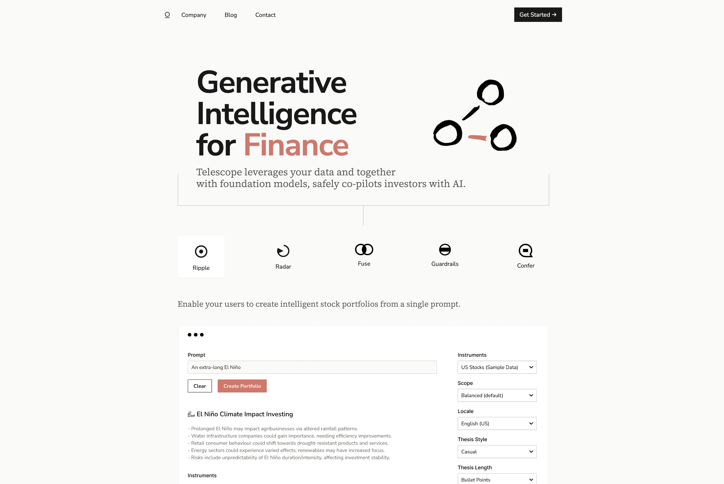 Telescope screenshot