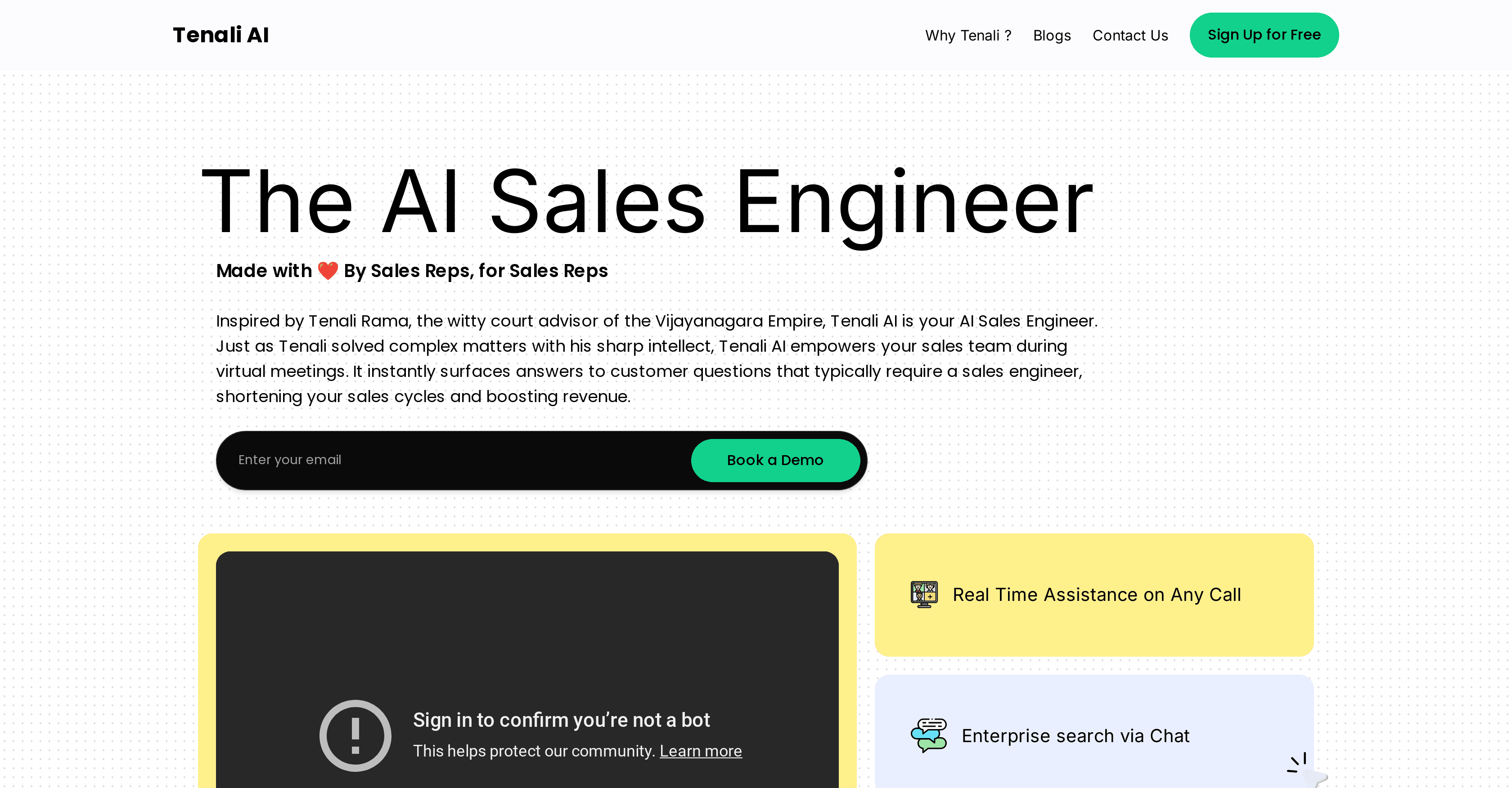Tenali AI screenshot