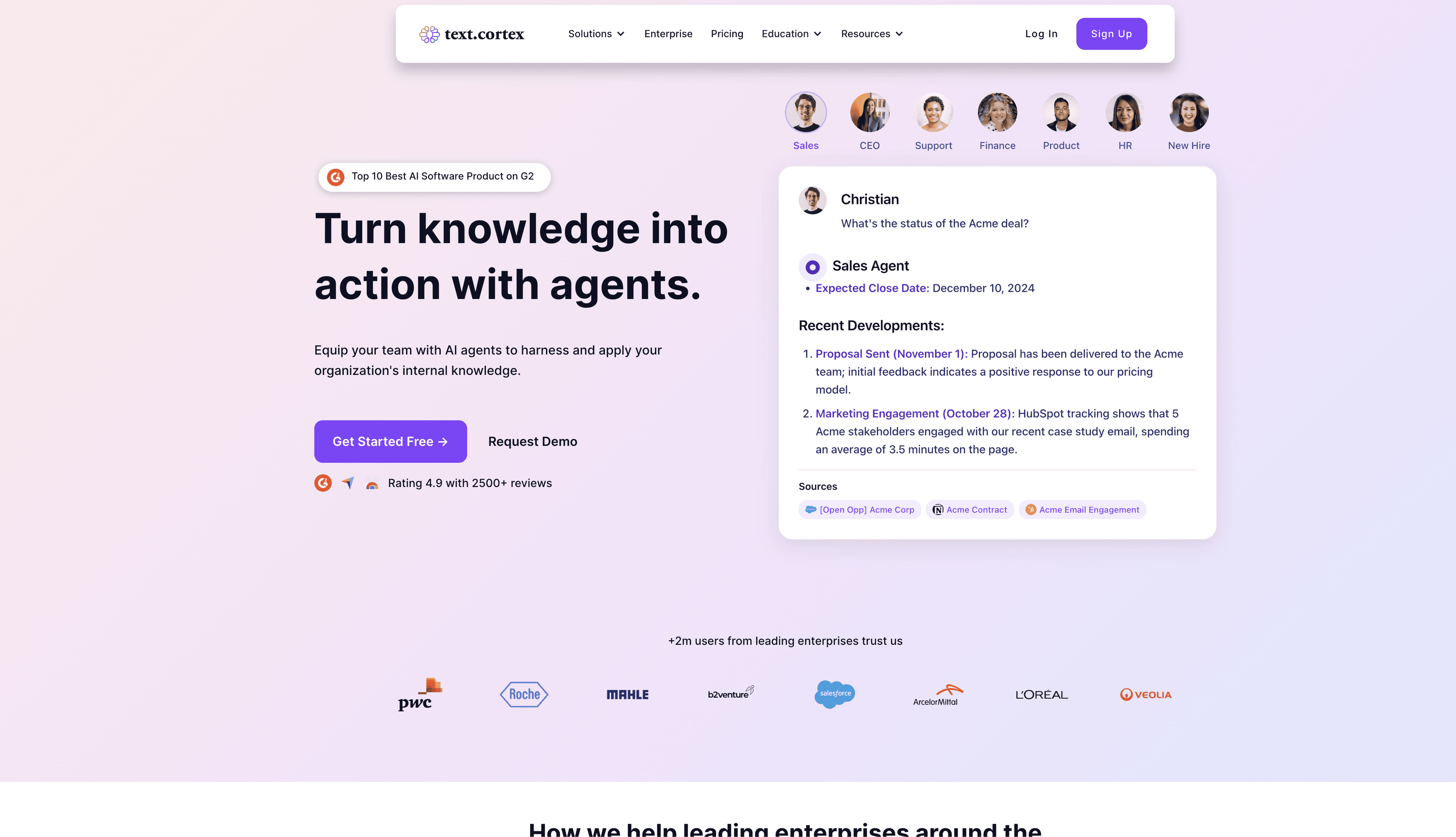 TextCortex screenshot