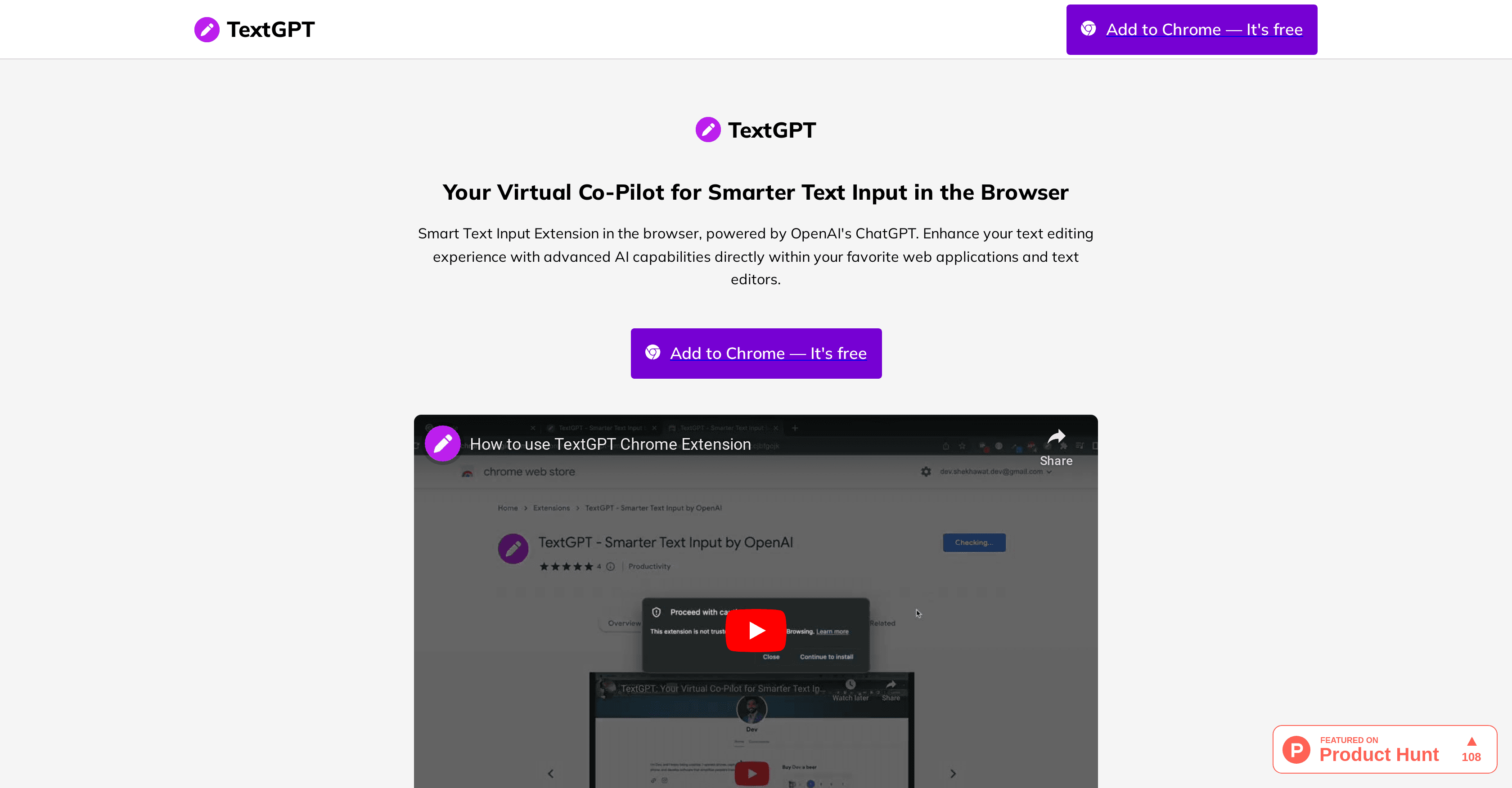 TextGPT.app screenshot