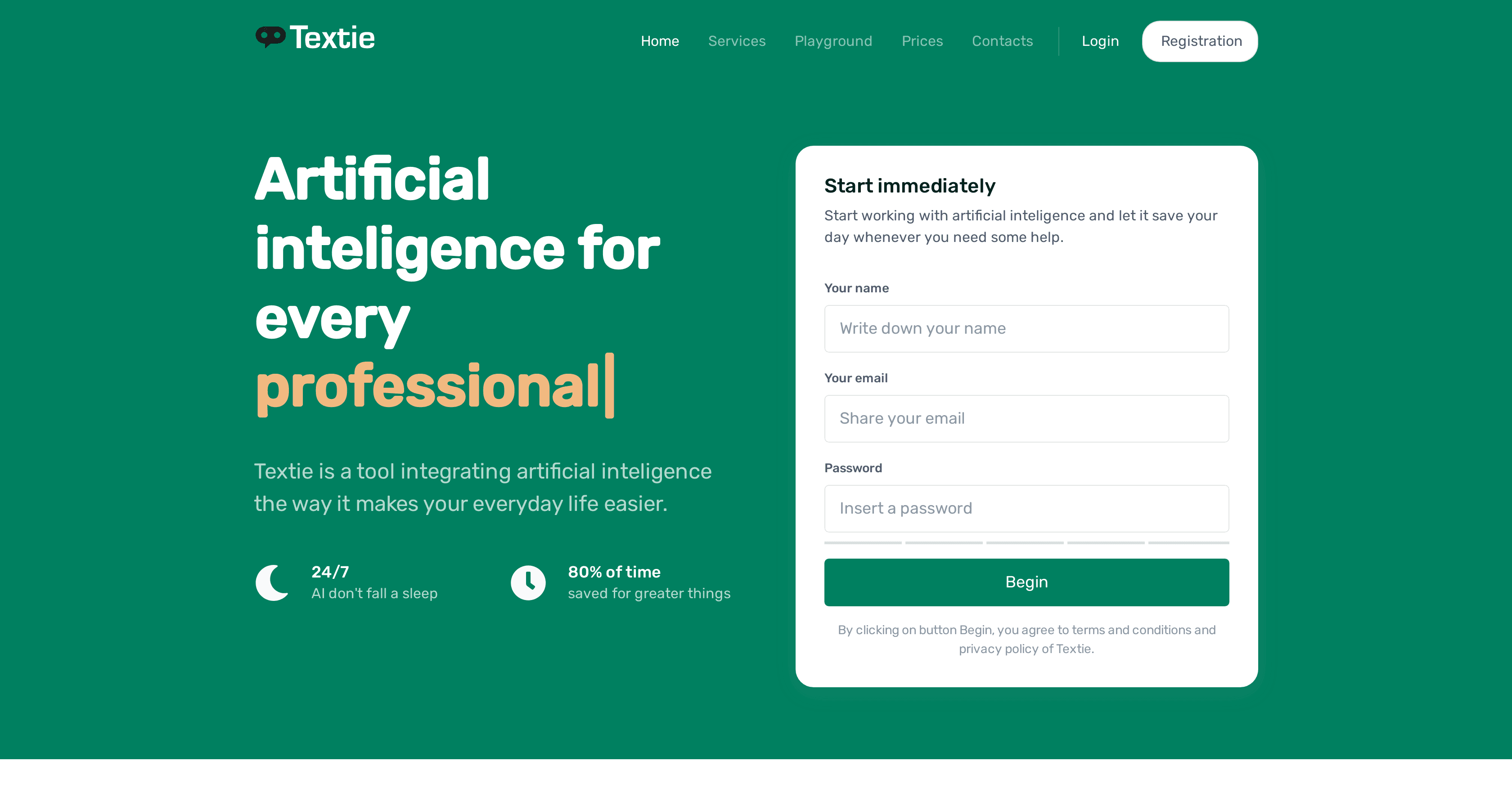 Textie AI screenshot