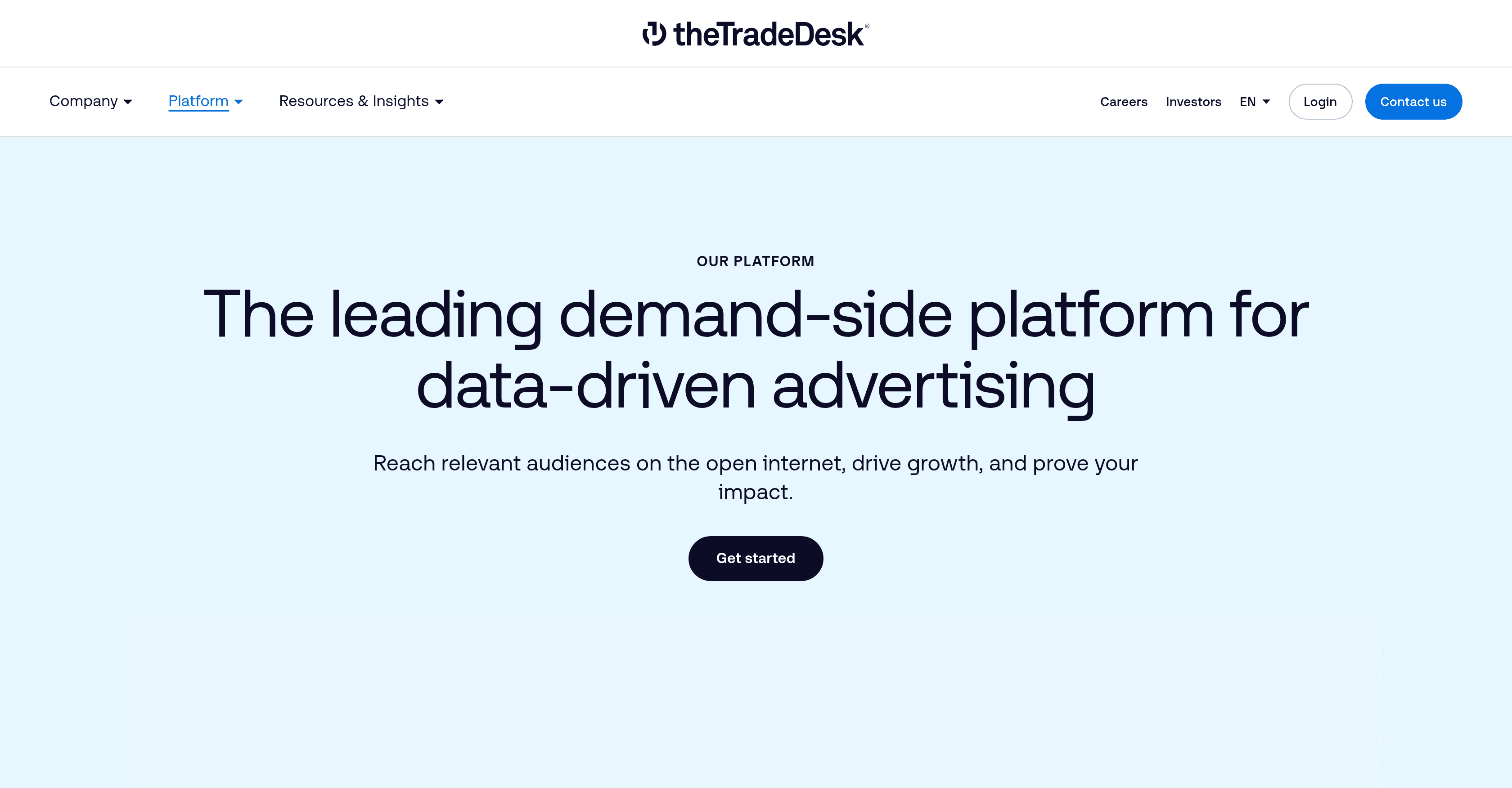 TheTradeDesk screenshot
