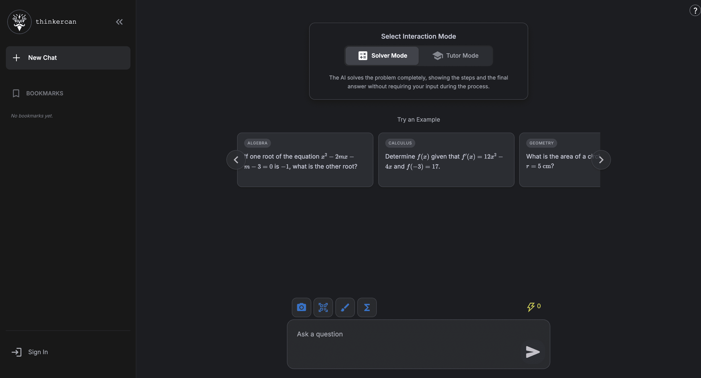 Thinkercan screenshot