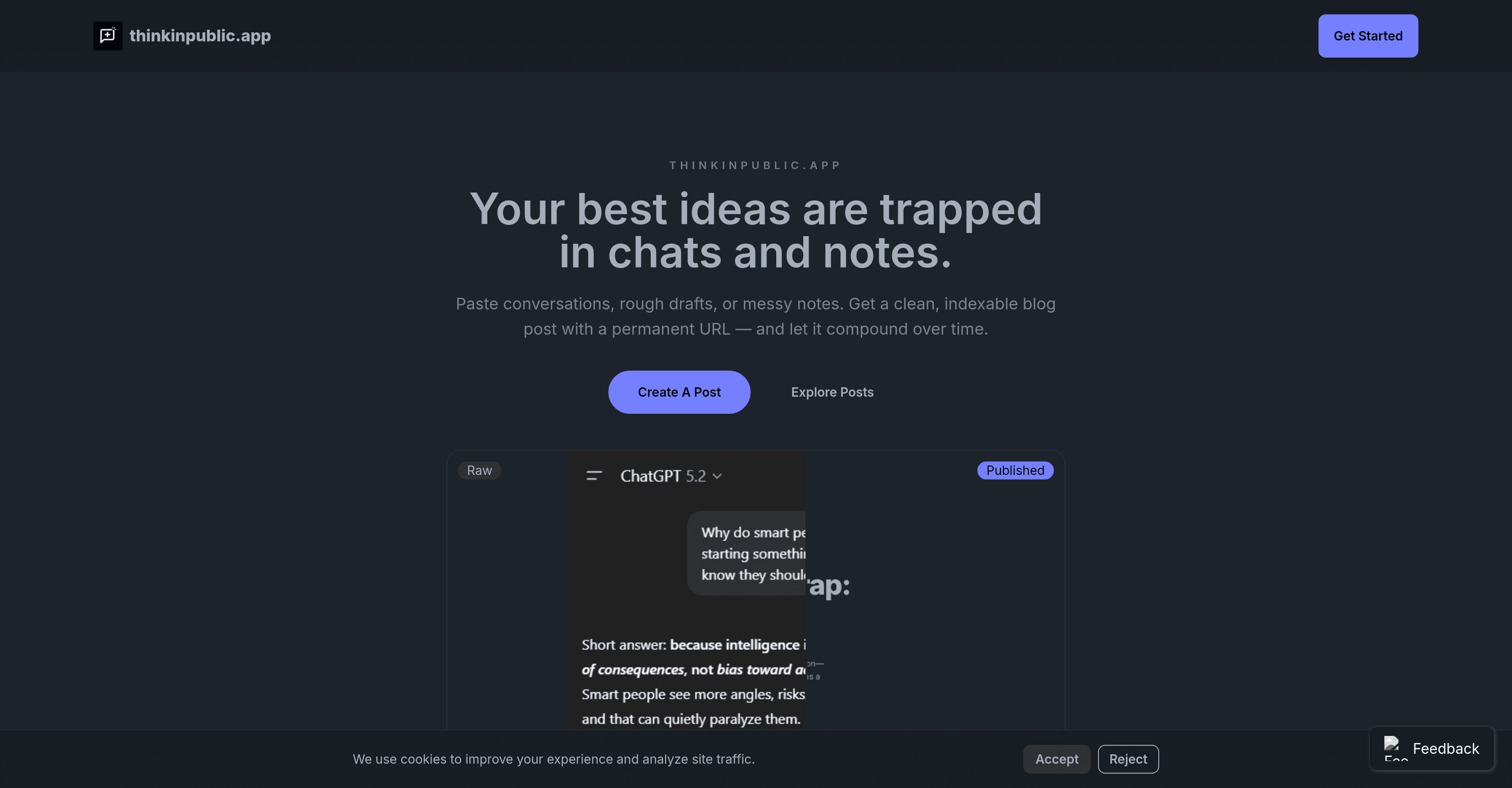 ThinkInPublic screenshot