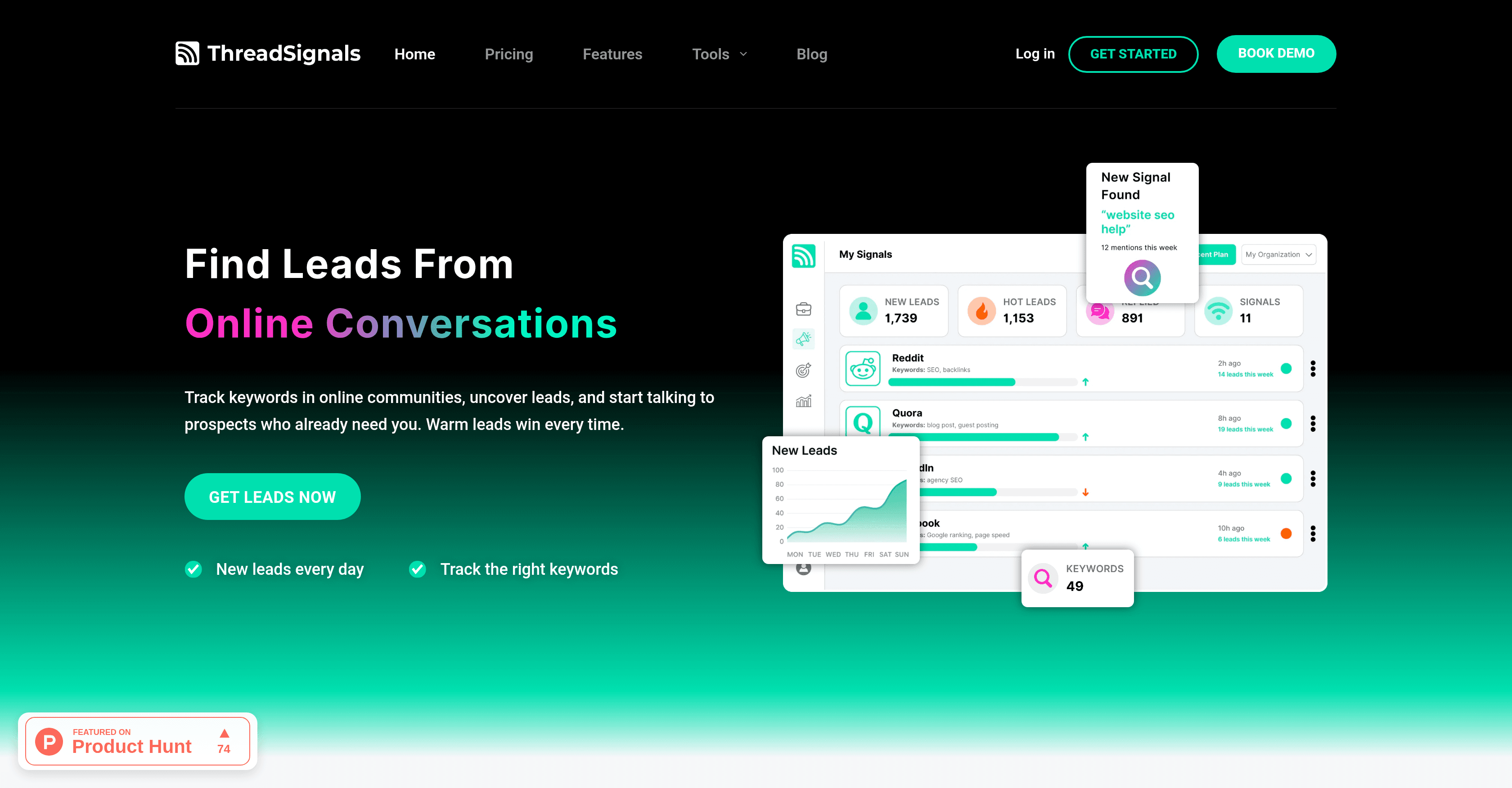 ThreadSignals screenshot