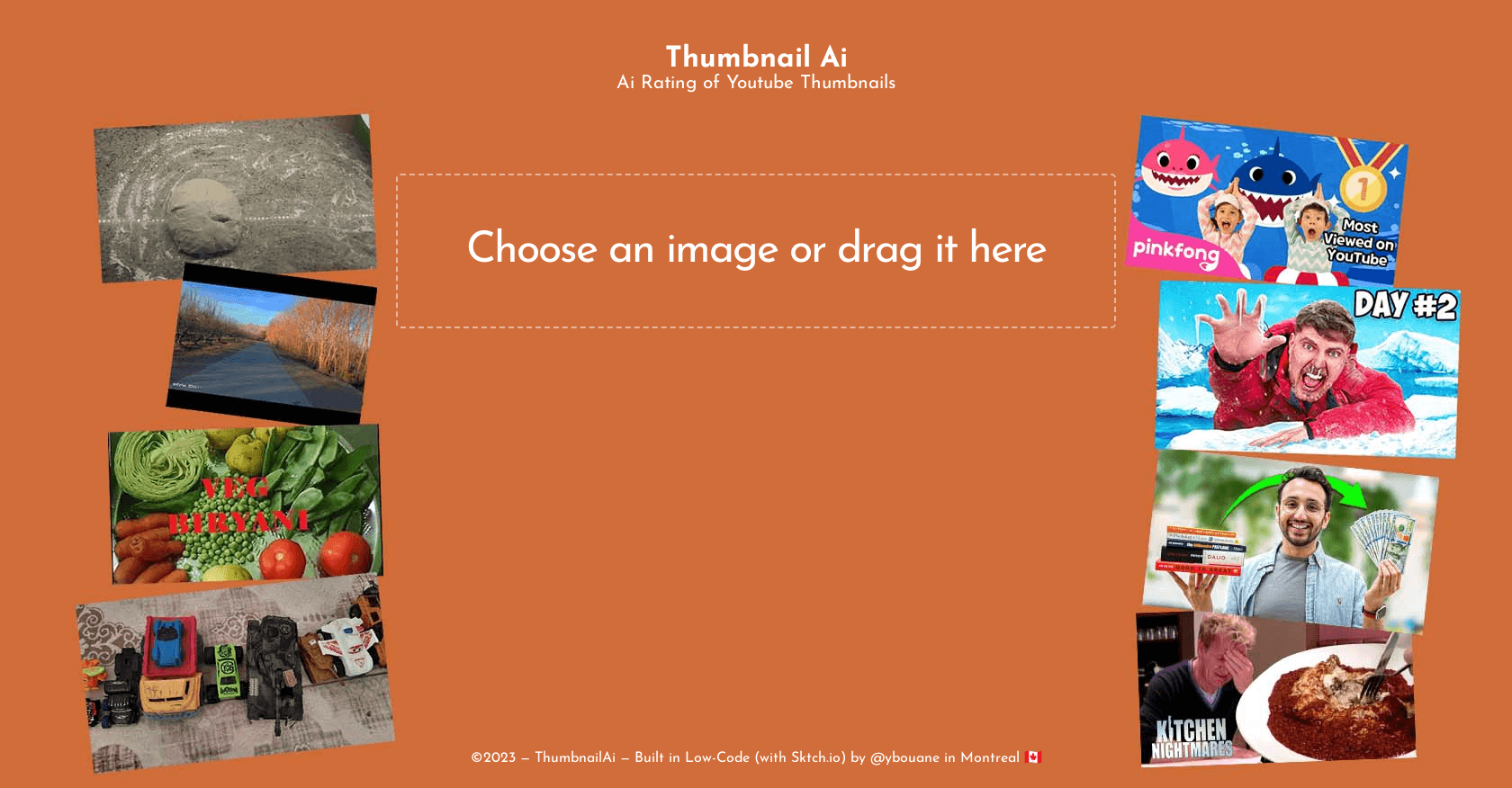 Thumbnail AI screenshot