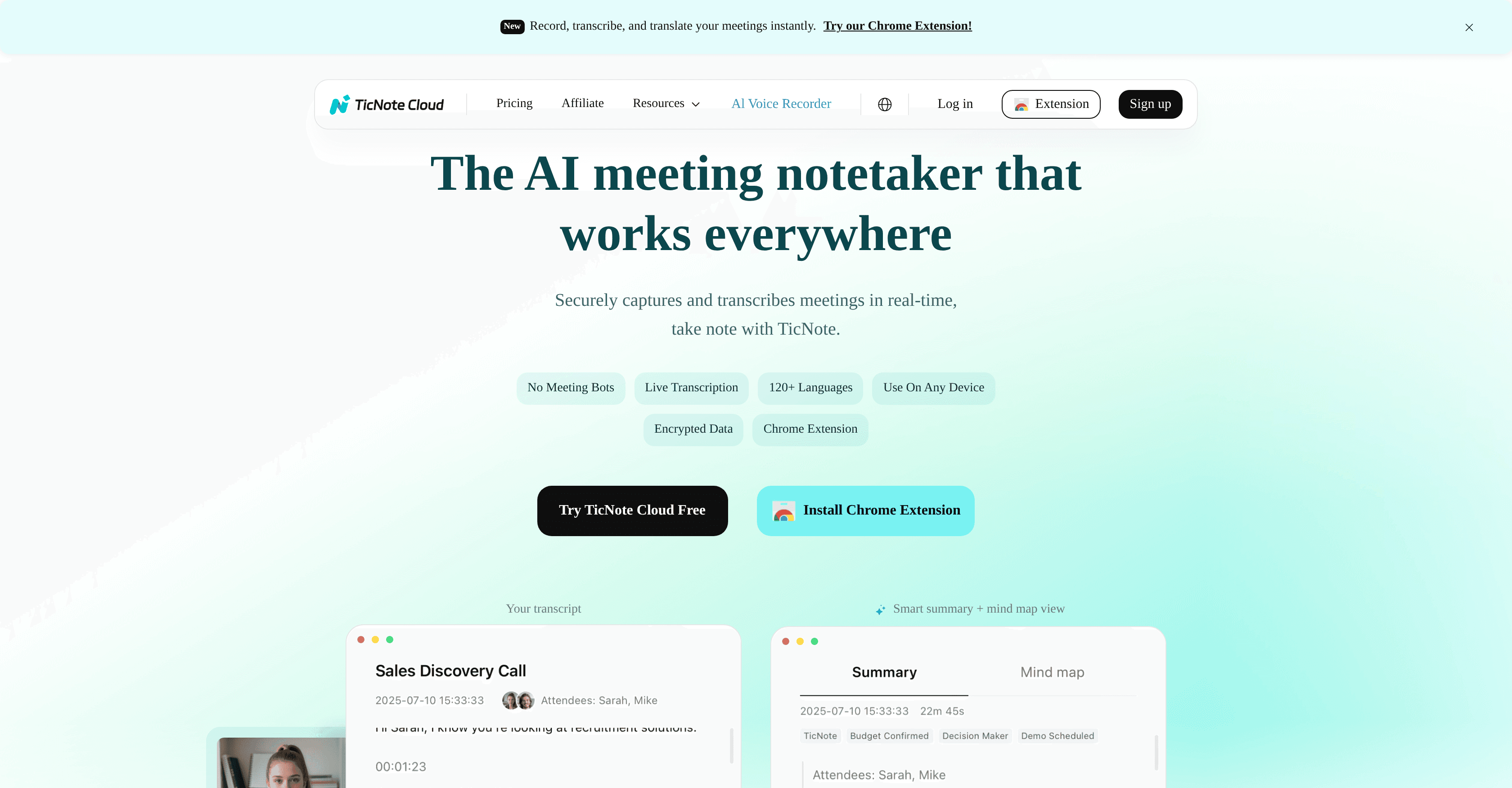 TicNote Cloud screenshot