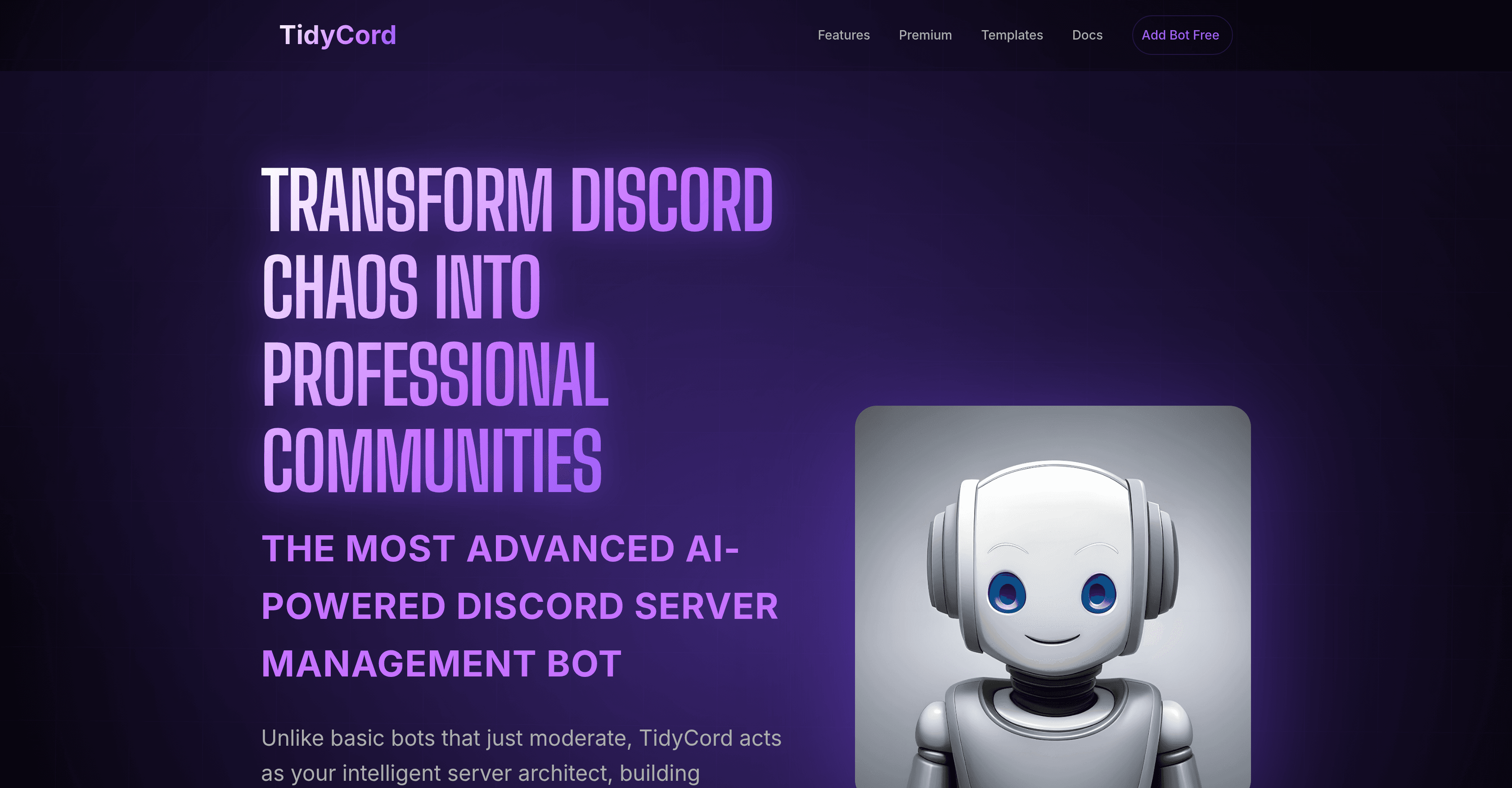 TidyCord screenshot