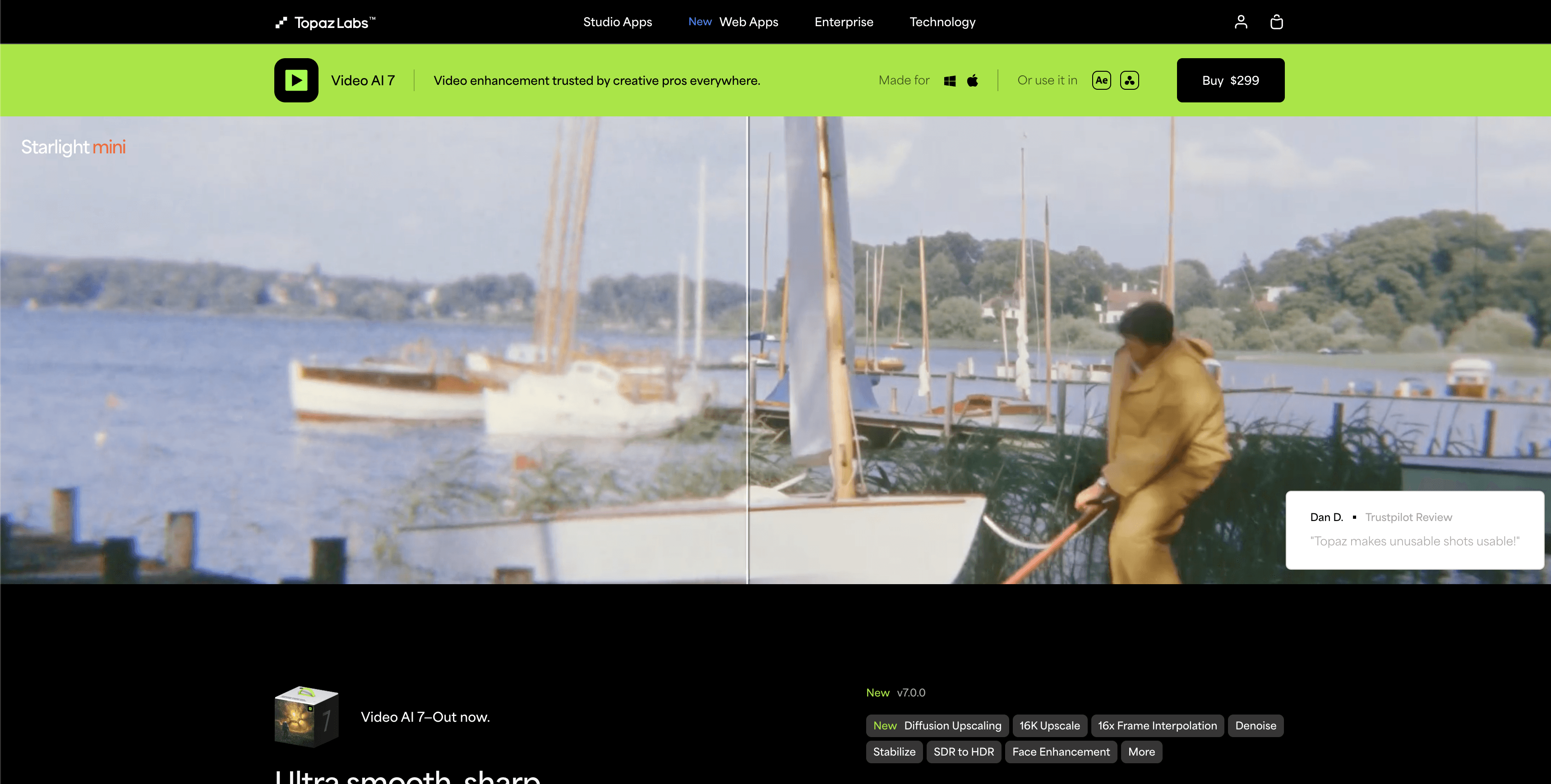 Topaz Video AI screenshot