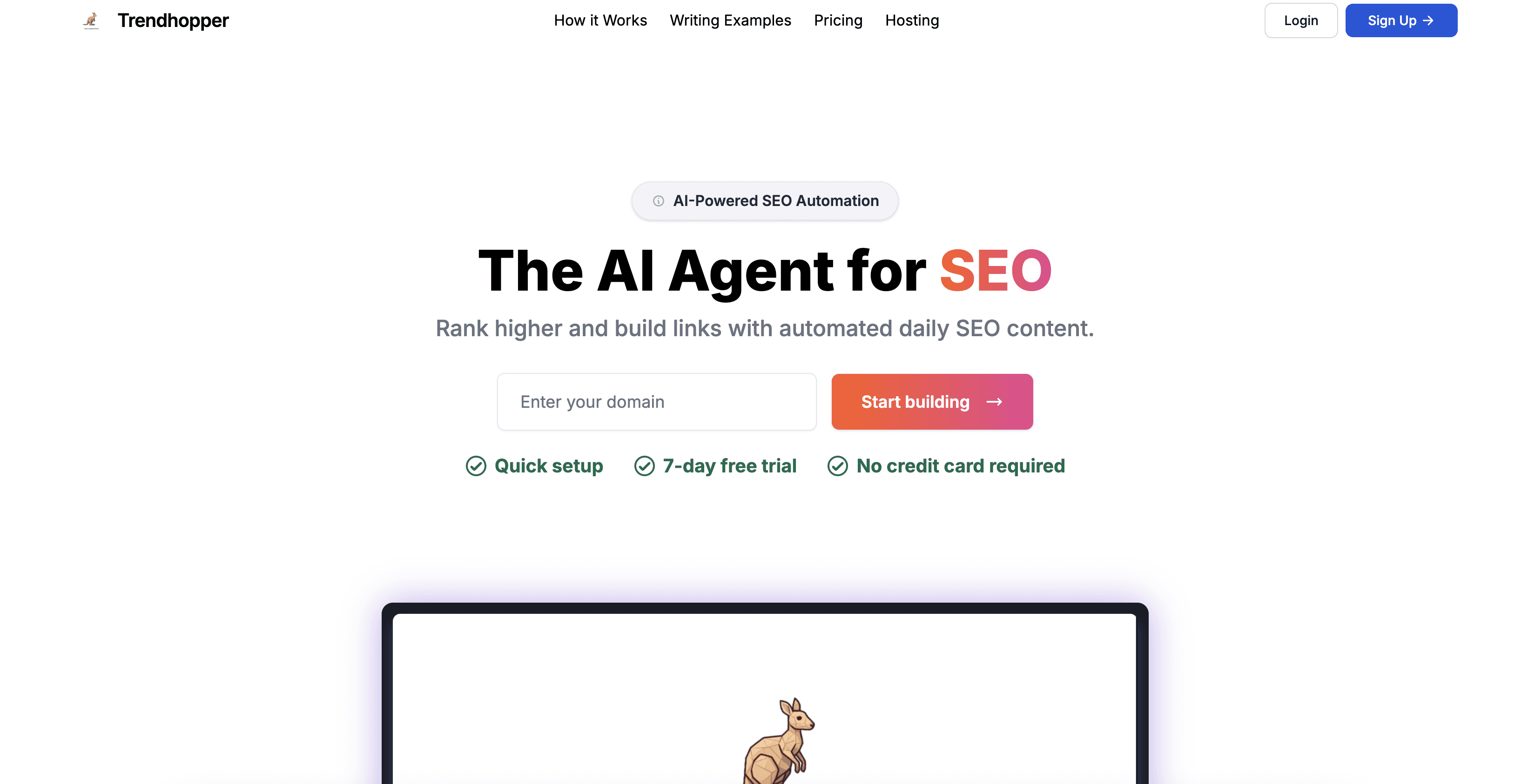 Trendhopper screenshot