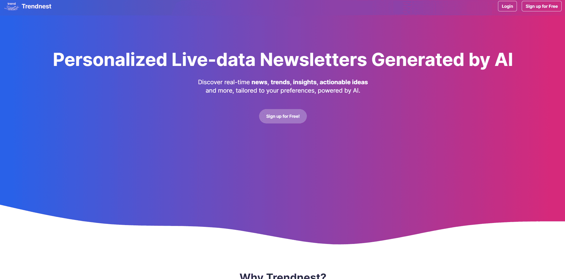 Trendnest screenshot