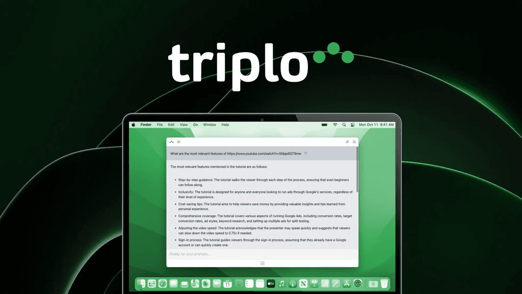 Triplo AI screenshot