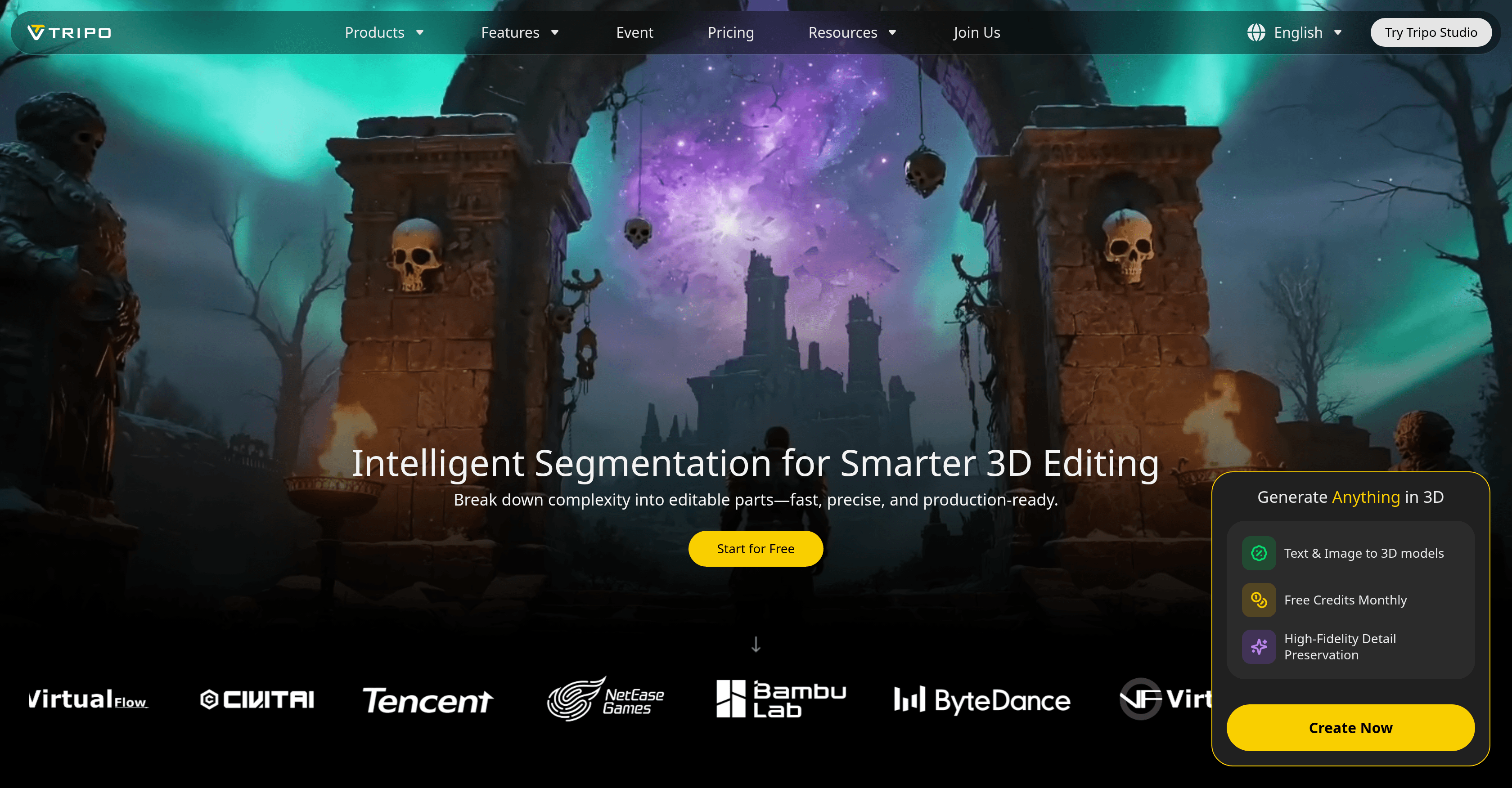Tripo AI Segmentation screenshot