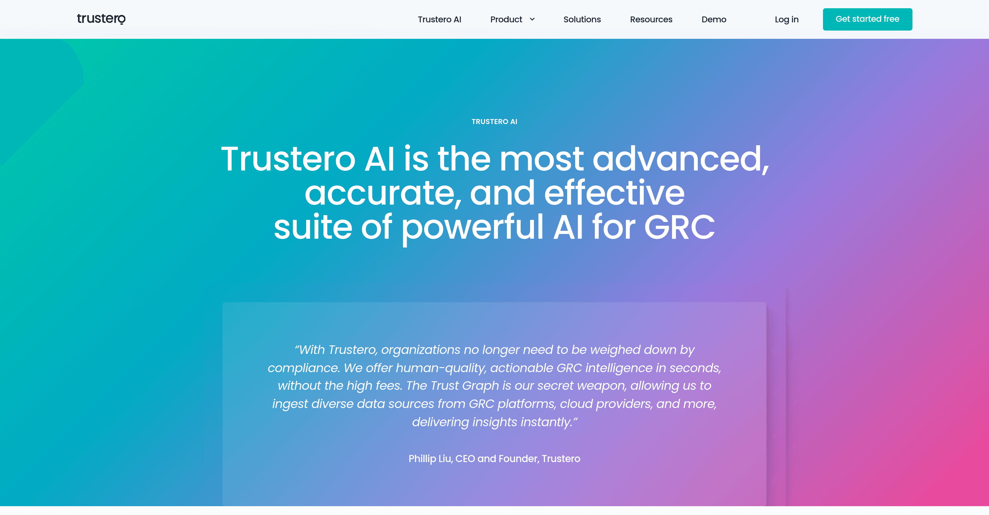 Trustero AI screenshot