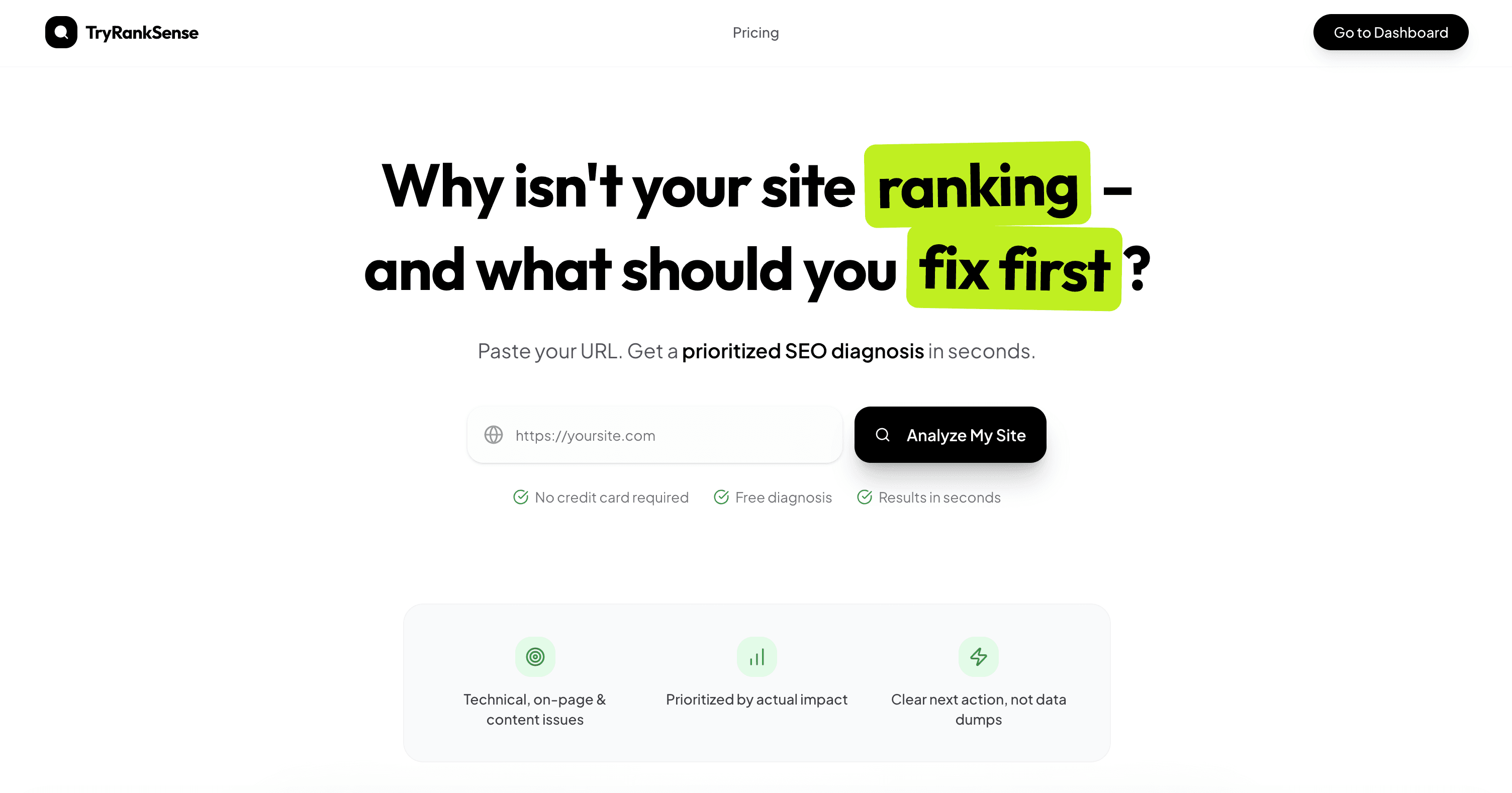 TryRankSense screenshot