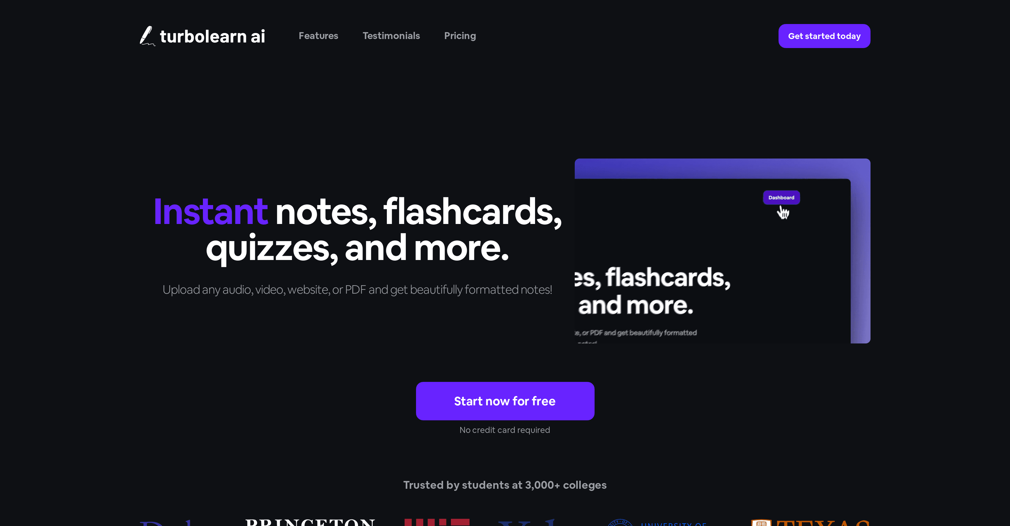 TurboLearn screenshot