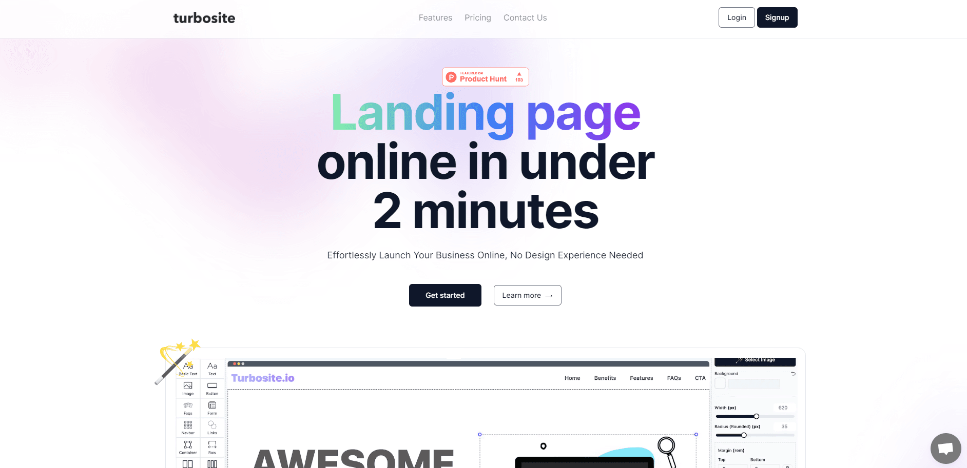Turbosite screenshot