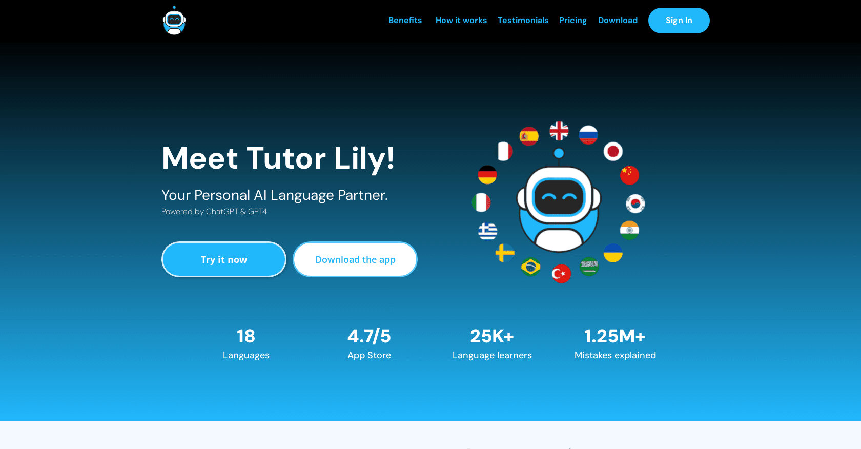 Tutor Lily screenshot