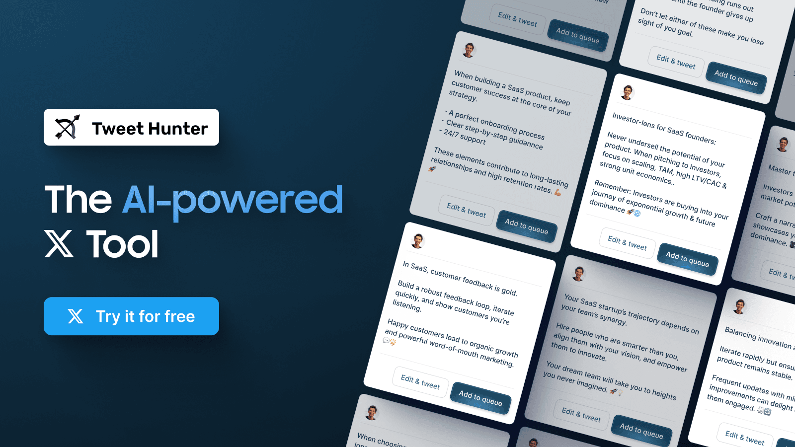 Tweet Hunter screenshot