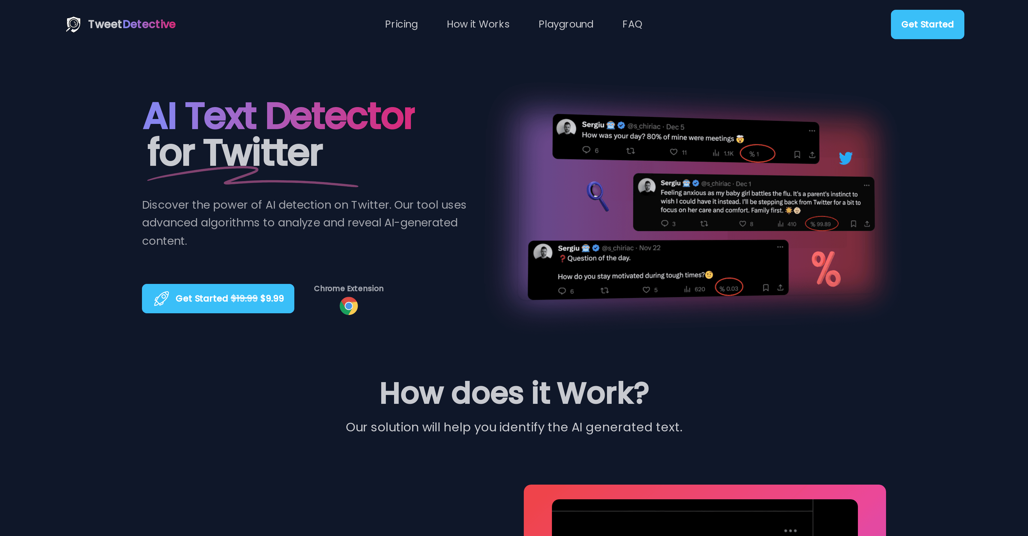 TweetDetective screenshot
