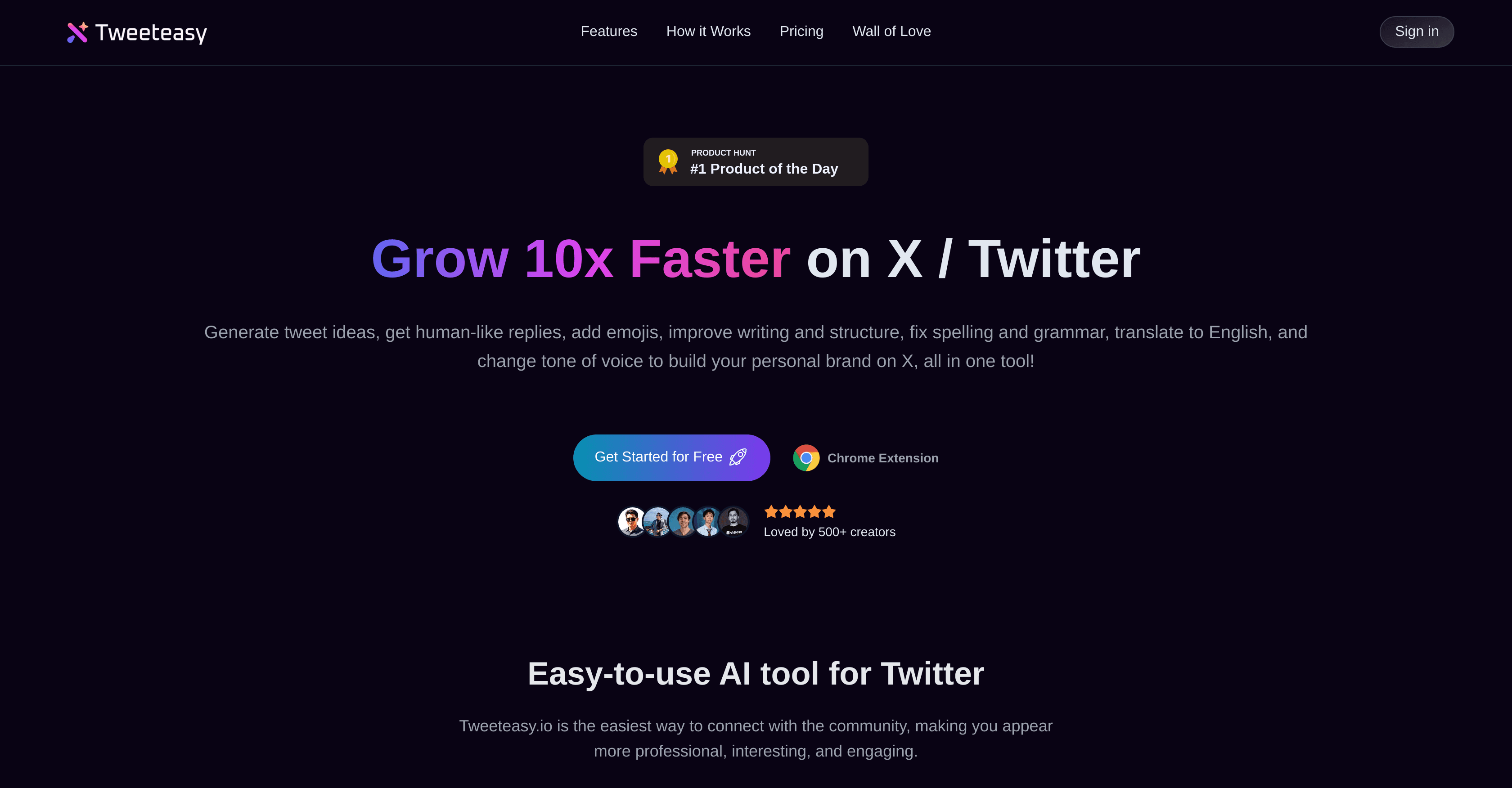 Tweeteasy screenshot