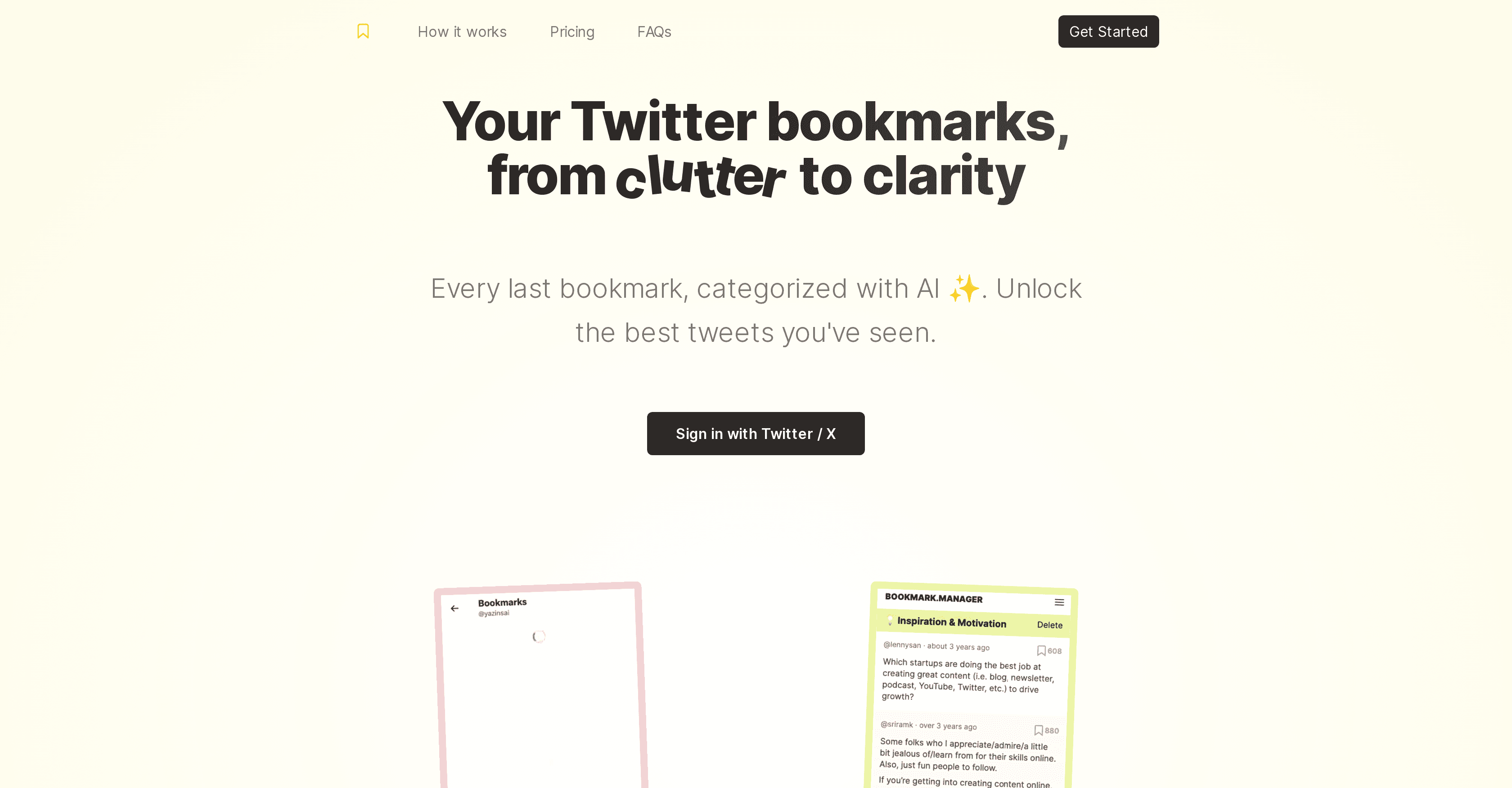 TwitterBookmarks screenshot